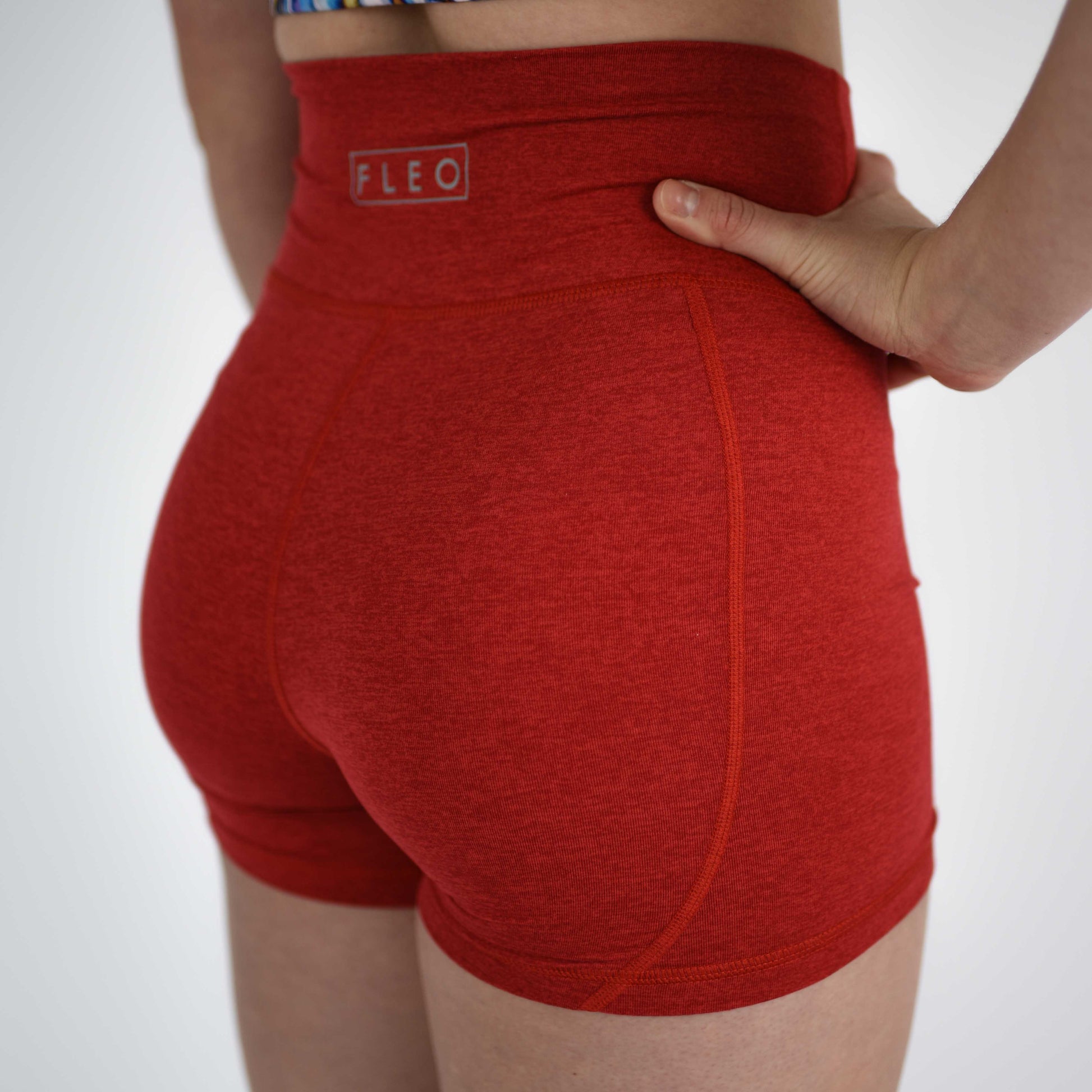 FLEO - True High Contour Short 4" - Higher Rise - Shorts - H-chili-5