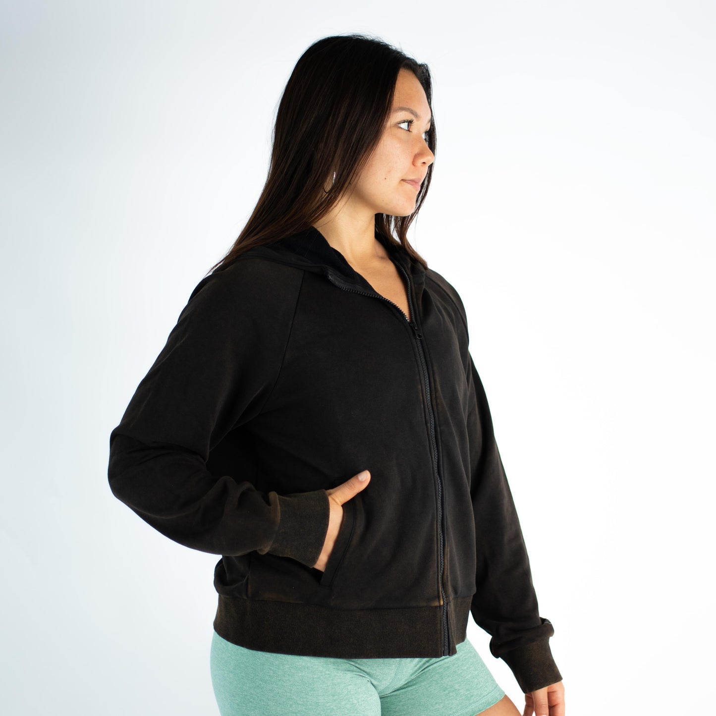 FLEO - Platform Full Zip Hoodie - Sweatshirt - Julia-SizeL4
