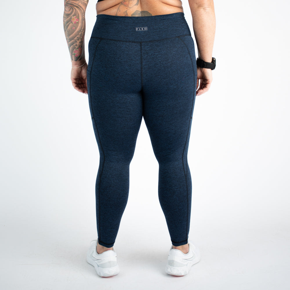 FLEO - Reverie Pocket Leggings 25" - High Rise - Leggings - LEG-REV-B-IRIS-11
