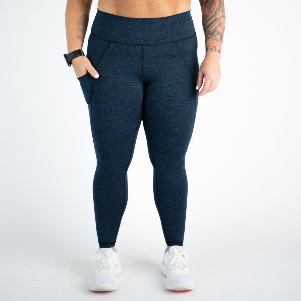 FLEO - Reverie Pocket Leggings 25" - High Rise - Leggings - LEG-REV-B-IRIS-12