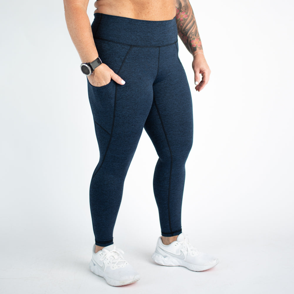 FLEO - Reverie Pocket Leggings 25" - High Rise - Leggings - LEG-REV-B-IRIS-13