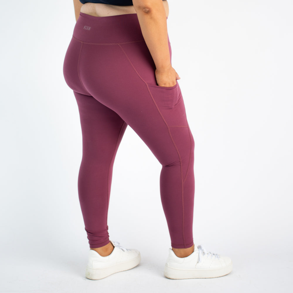 FLEO - Reverie Pocket Leggings 25" - High Rise - Leggings - LEG-REVX-B-LUXE-5