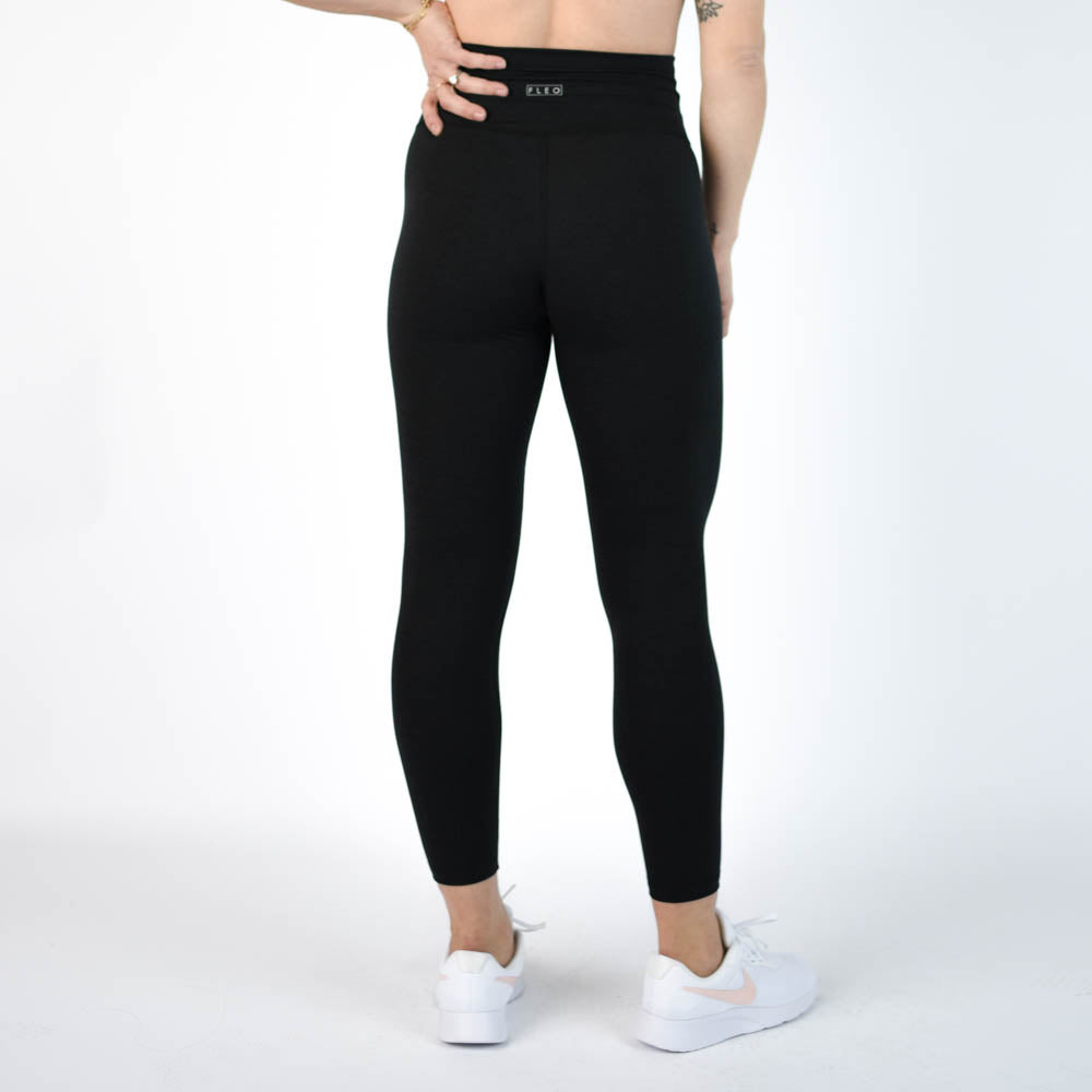 FLEO - Super High Legging - Higher Rise - Leggings - LEG-SHI-B-HBLK-3