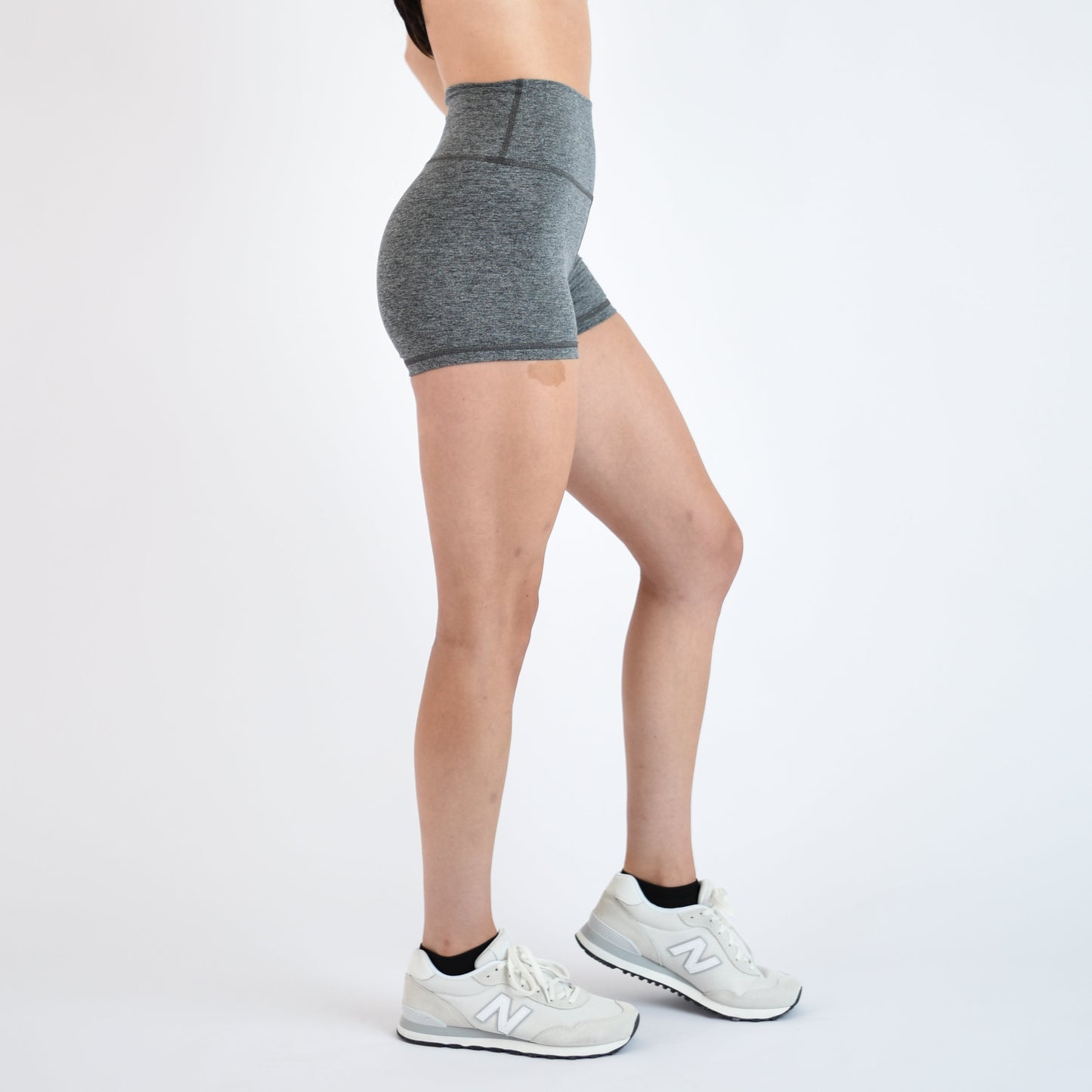 FLEO - True High Original Short 2.5" - Higher Rise - Shorts - asphalt-3_e51c2ee7-fd65-4031-ab00-fc0daf814075