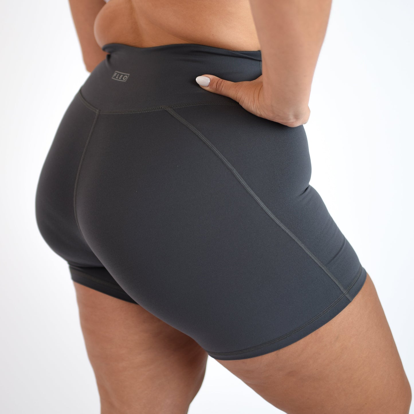 FLEO - Charge Short 5"- No Front Seam - Higher Rise - Shorts - asphalt-5_440ae411-1ea8-4c01-a10f-60706ee15ba9
