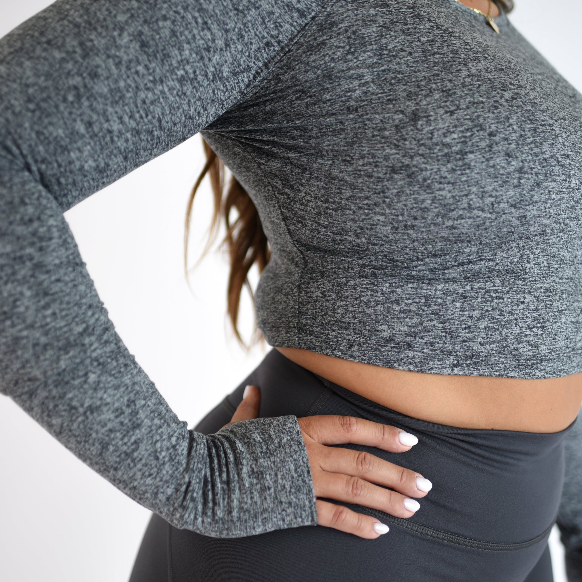 FLEO - Foundation Crop Long Sleeve - Long Sleeve - asphalt-6_76d357bb-2bdb-470c-8ac2-fc0f9d1587b7