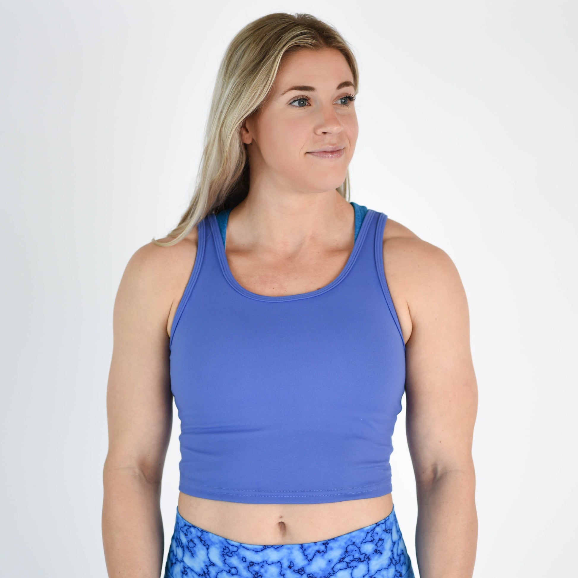 FLEO - Breeze Crop Tank - Fitted - Tank - bajablue-2