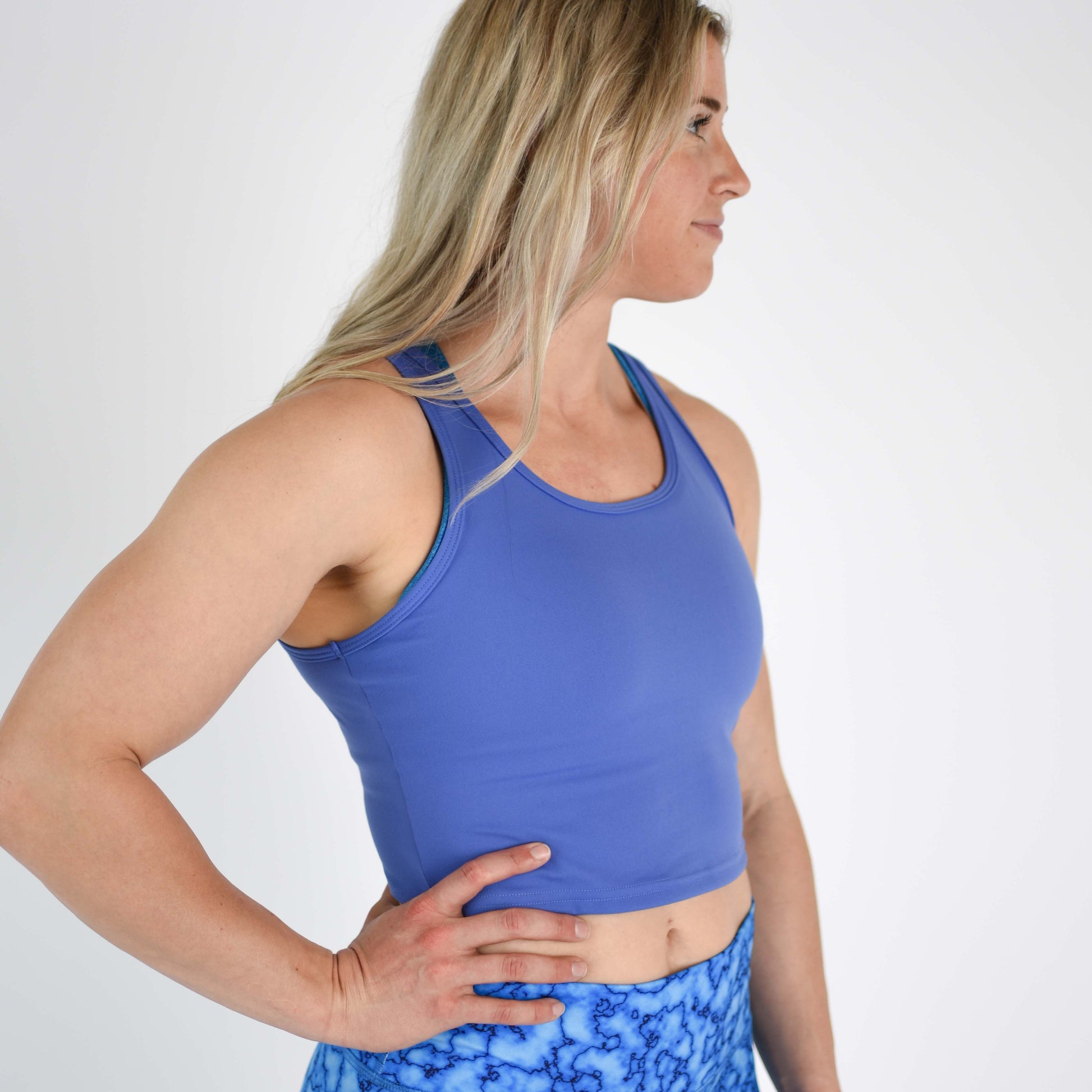 FLEO - Breeze Crop Tank - Fitted - Tank - bajablue-3