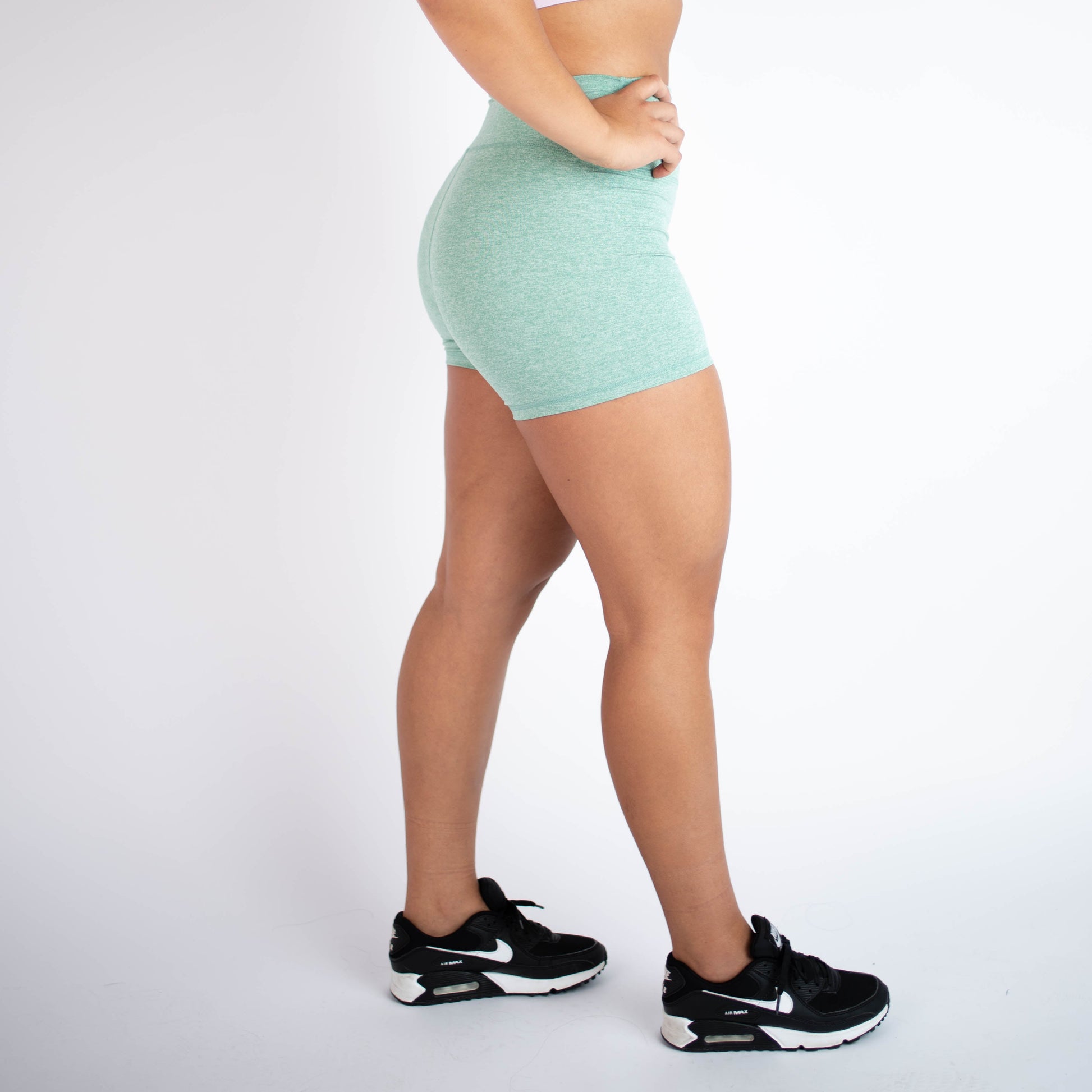 FLEO - True High Short 4" - Higher Rise - Shorts - beryl-frost-3_fceabe66-d9f0-4426-985b-4f8f198ff8c8