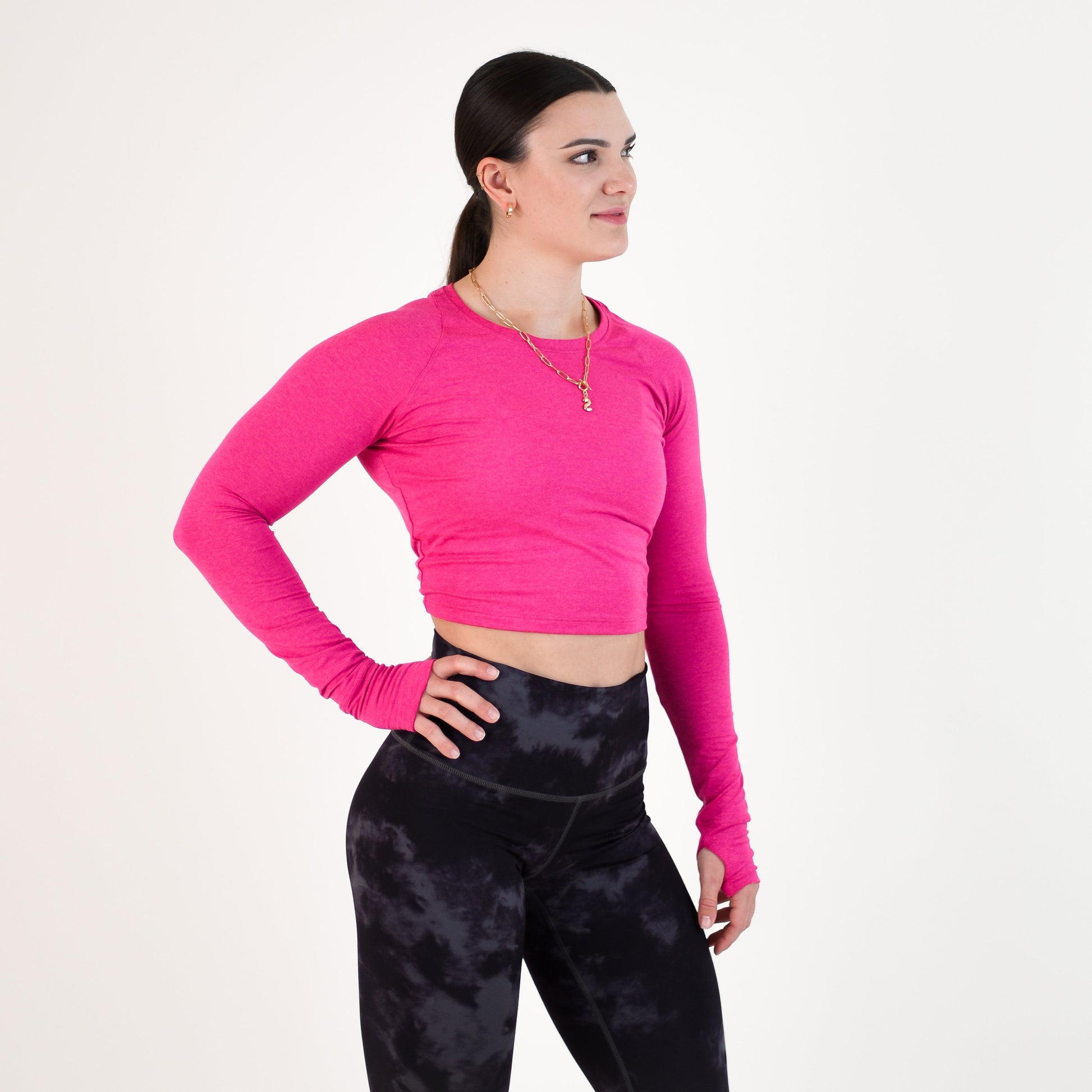 FLEO - Foundation Crop Long Sleeve - Long Sleeve - bfcm-23-ju-sy-117