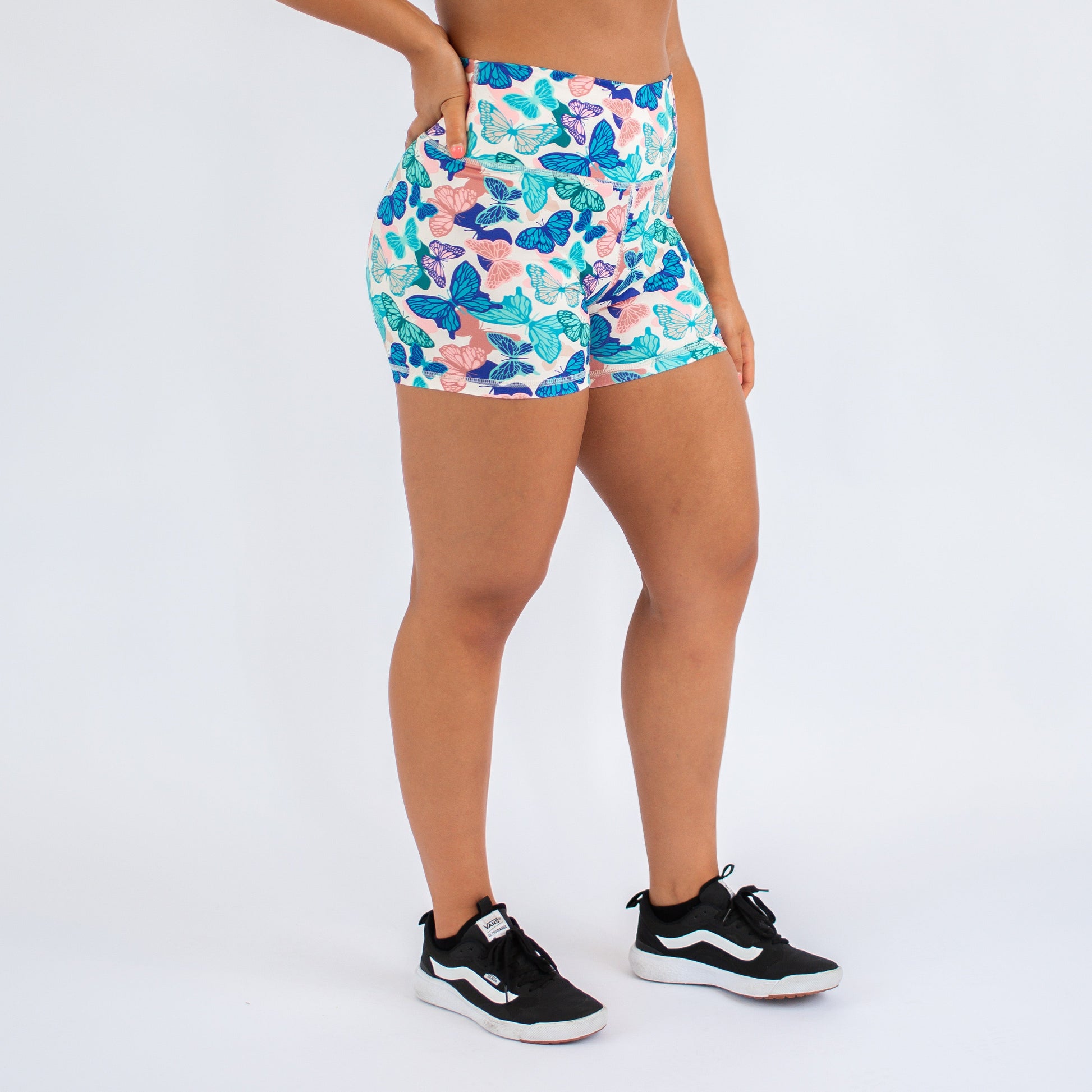 FLEO - True High Short 4" - Higher Rise - Shorts - bflyblissths-2