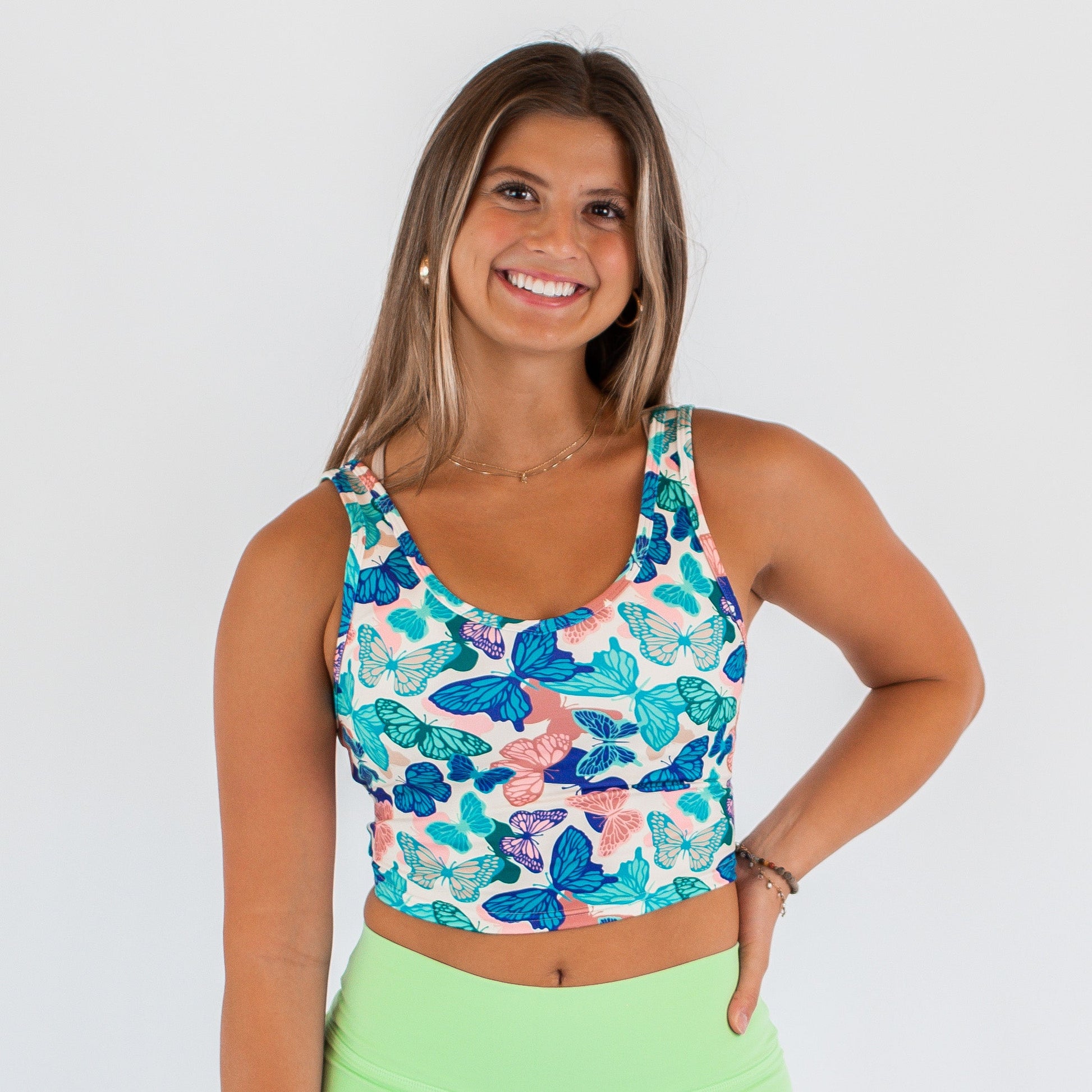 FLEO - Wrap Crop Tank - Fitted - Tank - bflyblisswrap-2
