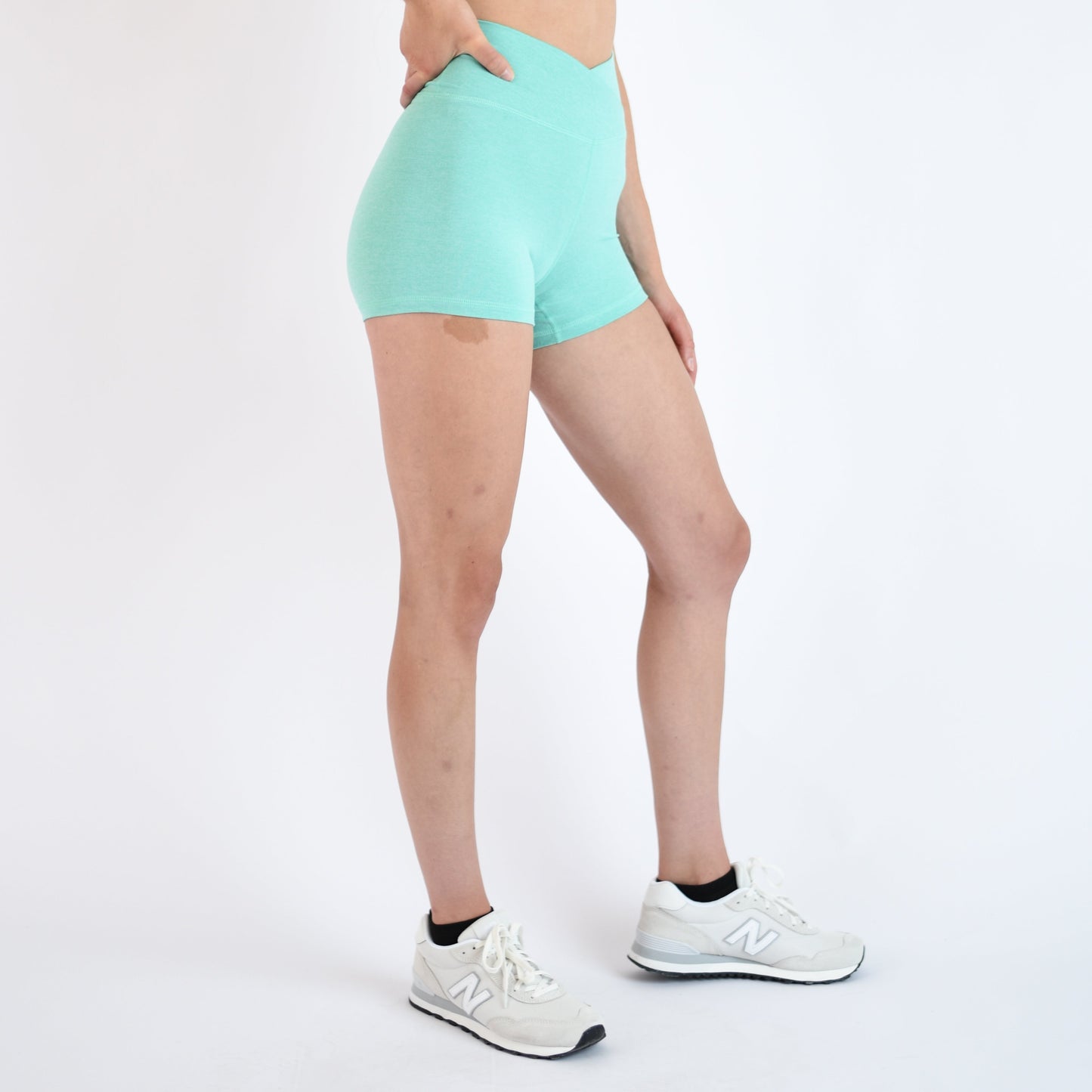 FLEO - V Waistband Short 3.5" - High Rise - Shorts - biscay-2_1062cbbf-b14d-4209-9f3b-71df88ba5da5