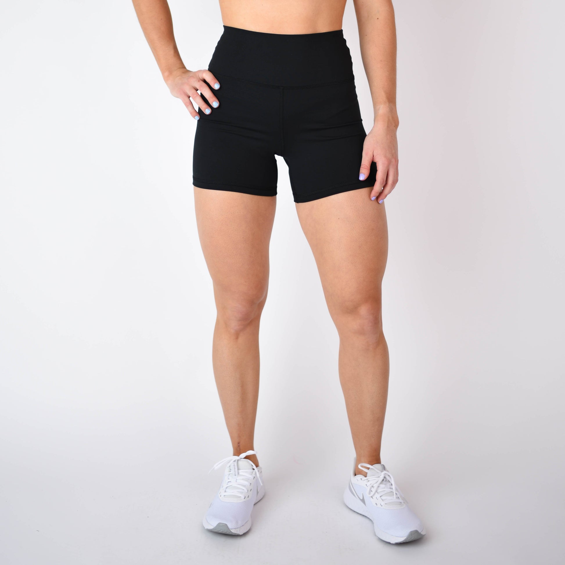 FLEO - True High Short 4" - Higher Rise - Shorts - black-1_47f3eebd-5965-419a-b283-3aa6df4f0801