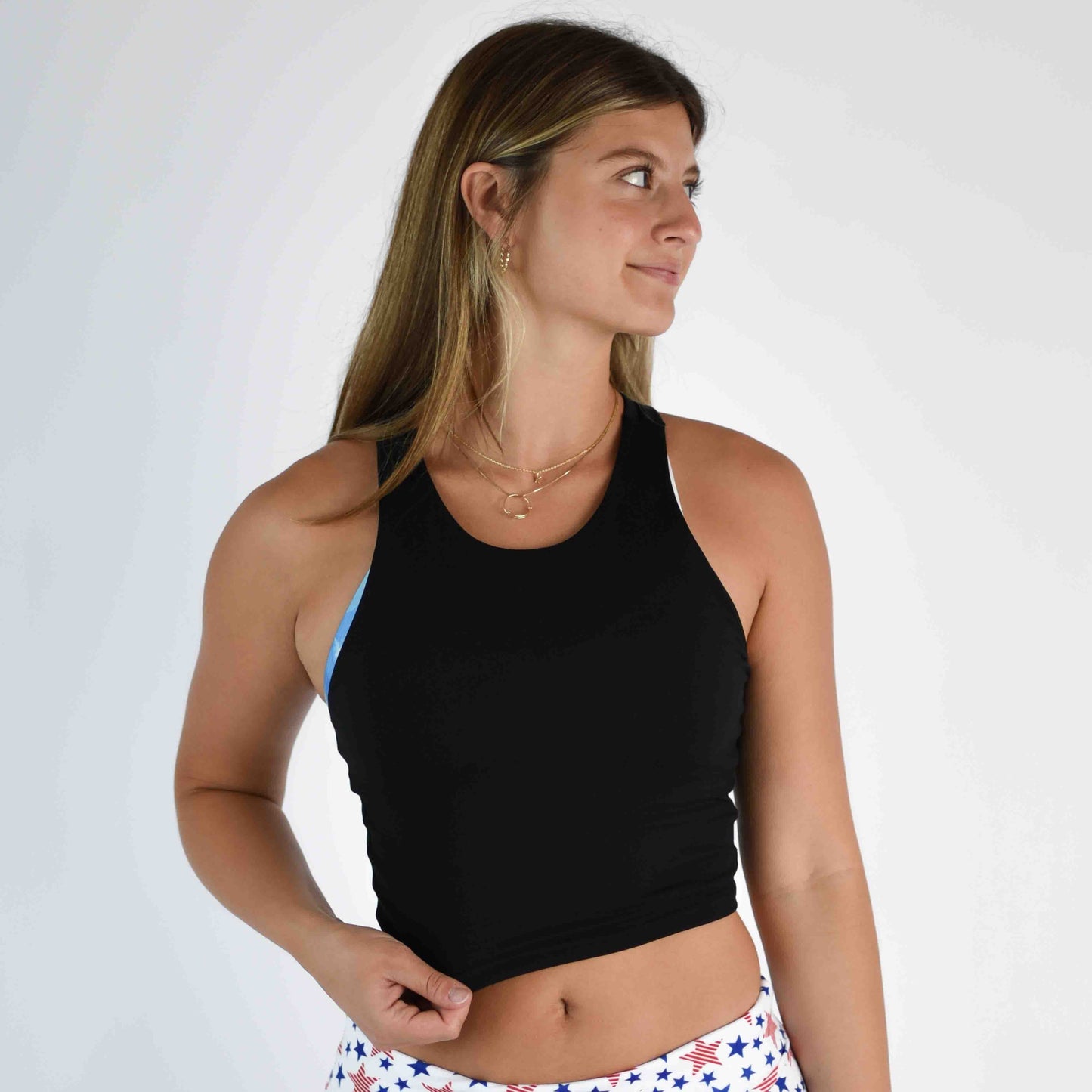 FLEO - Vault Crop Tank - Fitted - Tank - black-1_830054f3-e544-459f-915f-0d061d06cf21