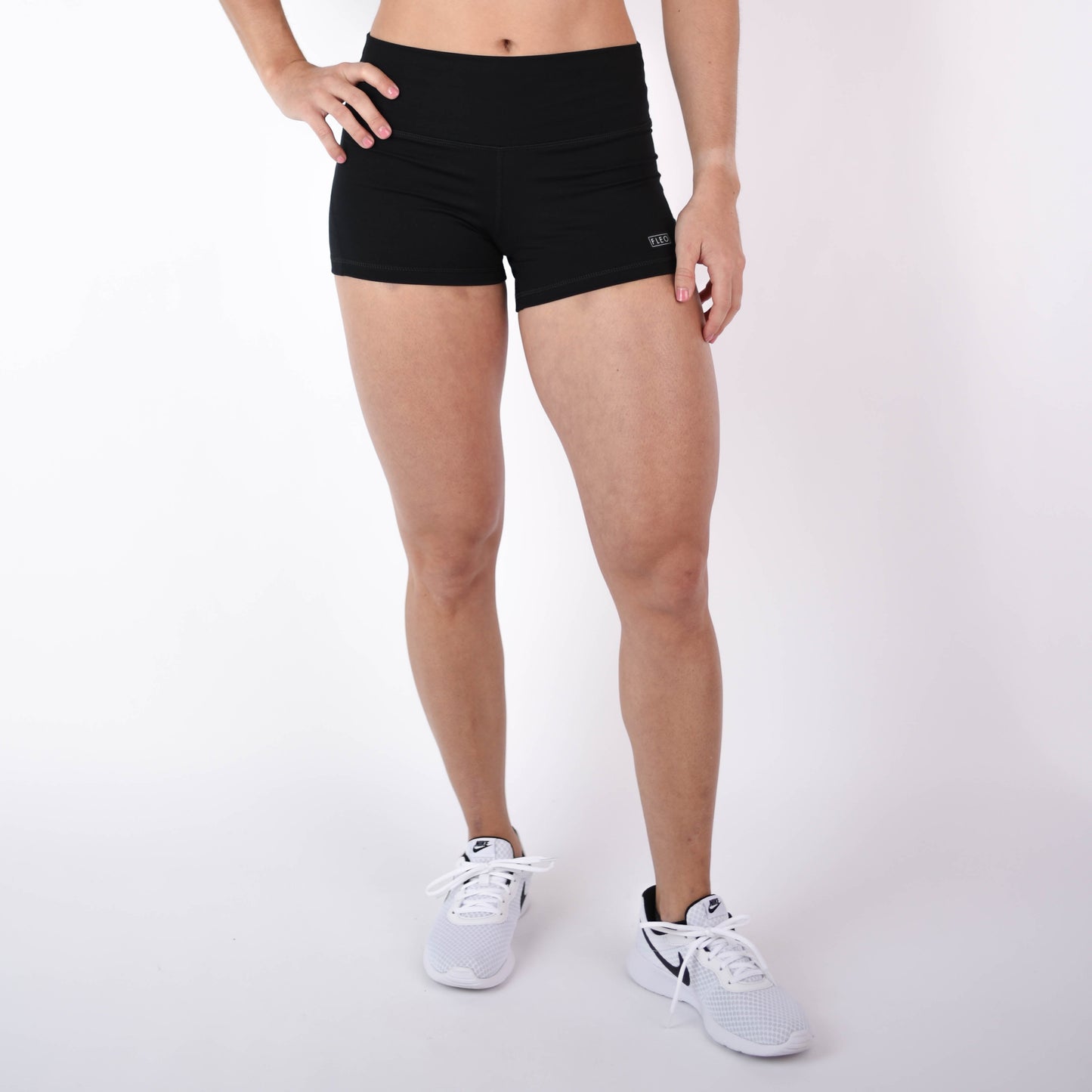 FLEO - Apex Contour Short 3.25" - Mid Rise - Shorts - black-1_933d3e7e-50d3-49da-9b54-d4ae1a368e6d