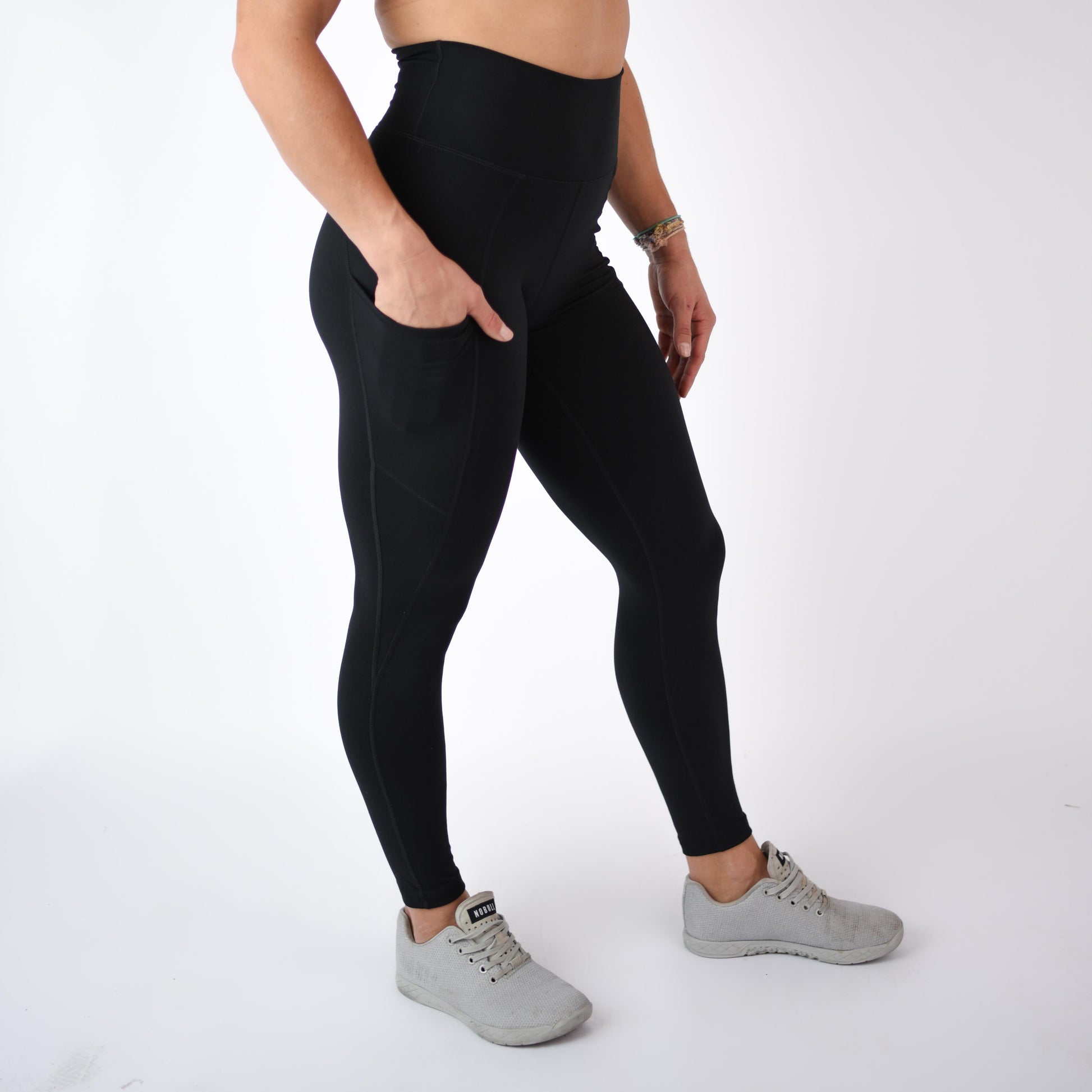 FLEO - Reverie Pocket Leggings 25" - High Rise - Leggings - black-2_8700119a-64a0-4855-b469-49288509ff5e