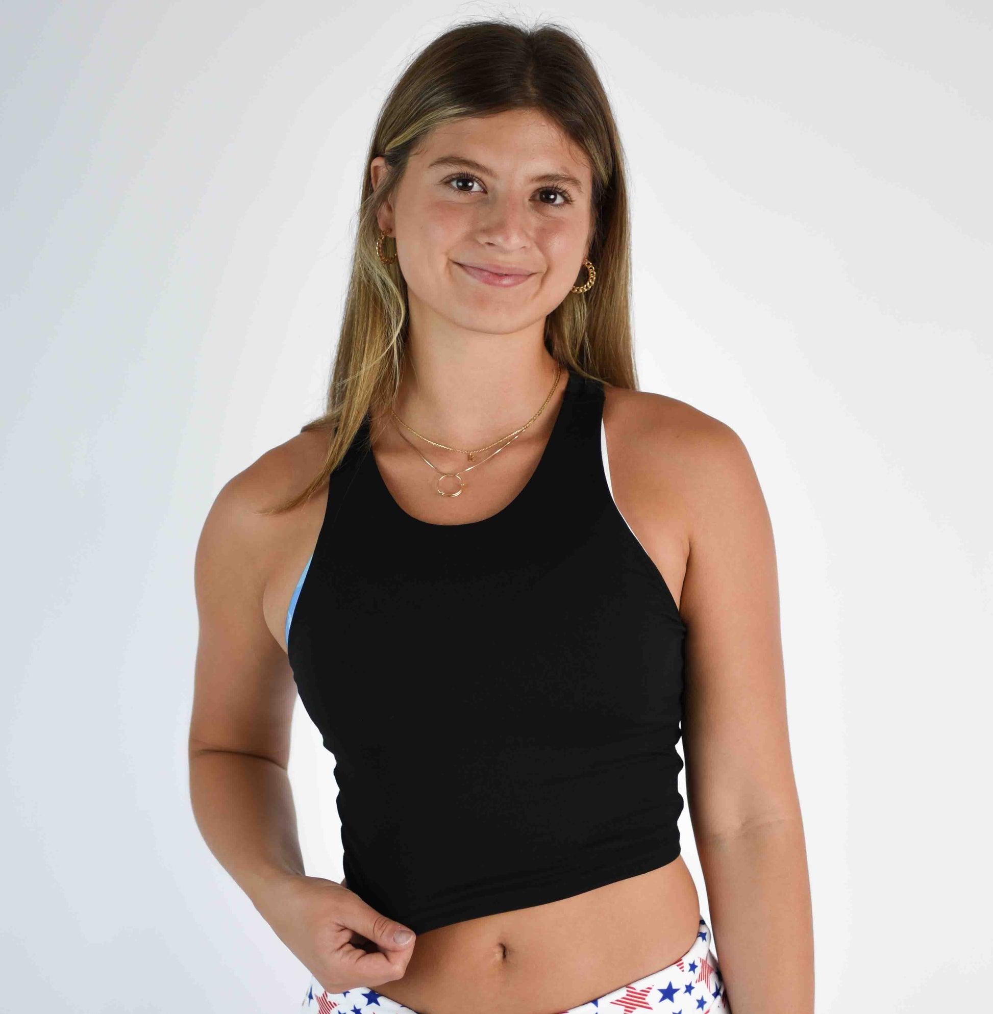 FLEO - Vault Crop Tank - Fitted - Tank - black-2_e1e2ab5b-4789-4a78-ba5f-c4701c2a9eb3