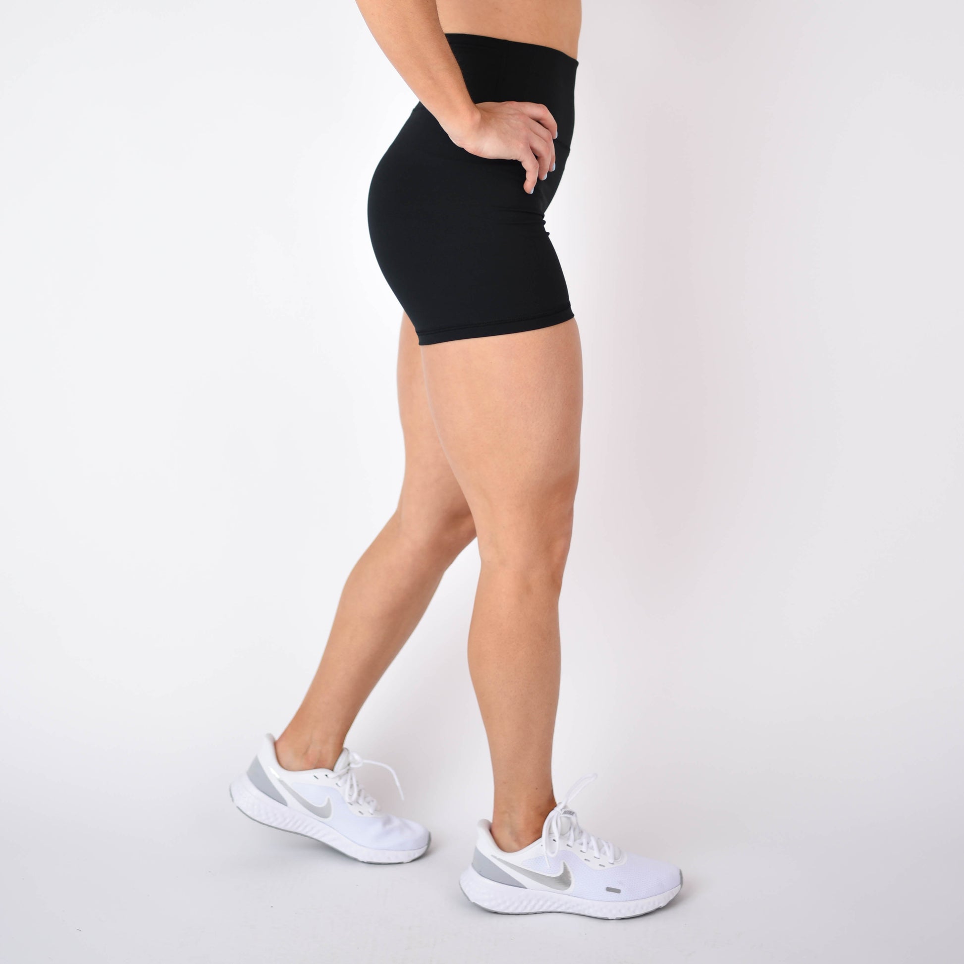 FLEO - True High Short 4" - Higher Rise - Shorts - black-3_72068ff4-8d39-4ed1-8d27-a044ec3b1b97