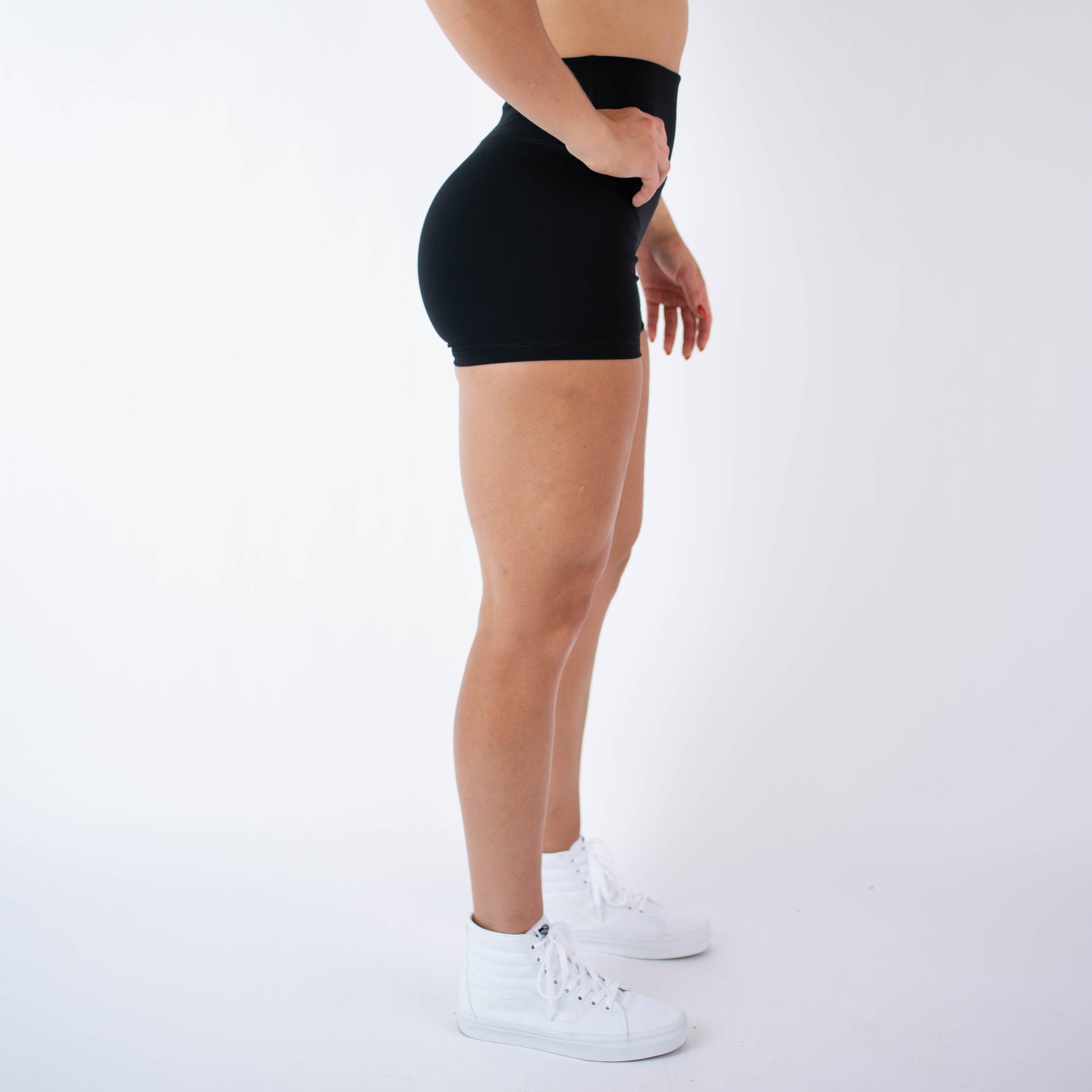 FLEO - True High Original Short 2.5" - Higher Rise - Shorts - black-3_acafcaab-2774-49ee-a596-8f98418947b2