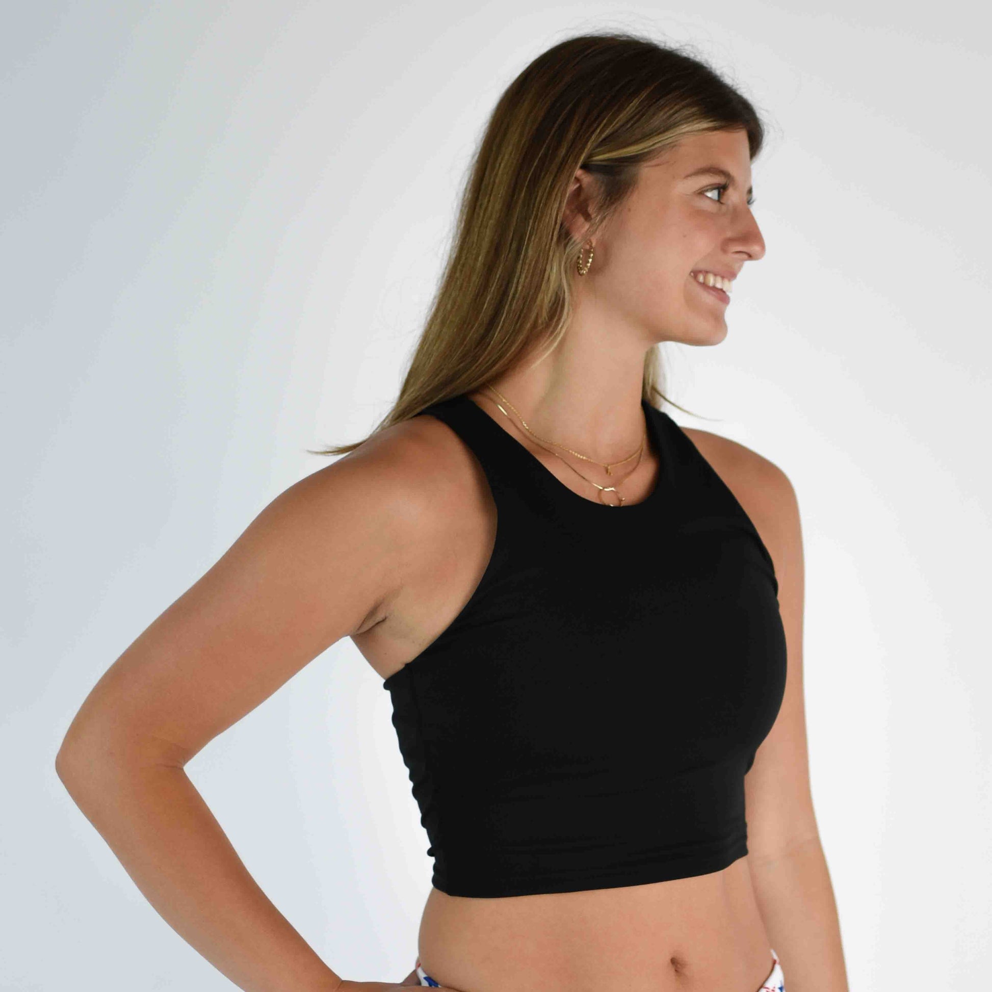 FLEO - Vault Crop Tank - Fitted - Tank - black-3_ae4afede-e7ef-43a8-8418-c79c6bb92b39