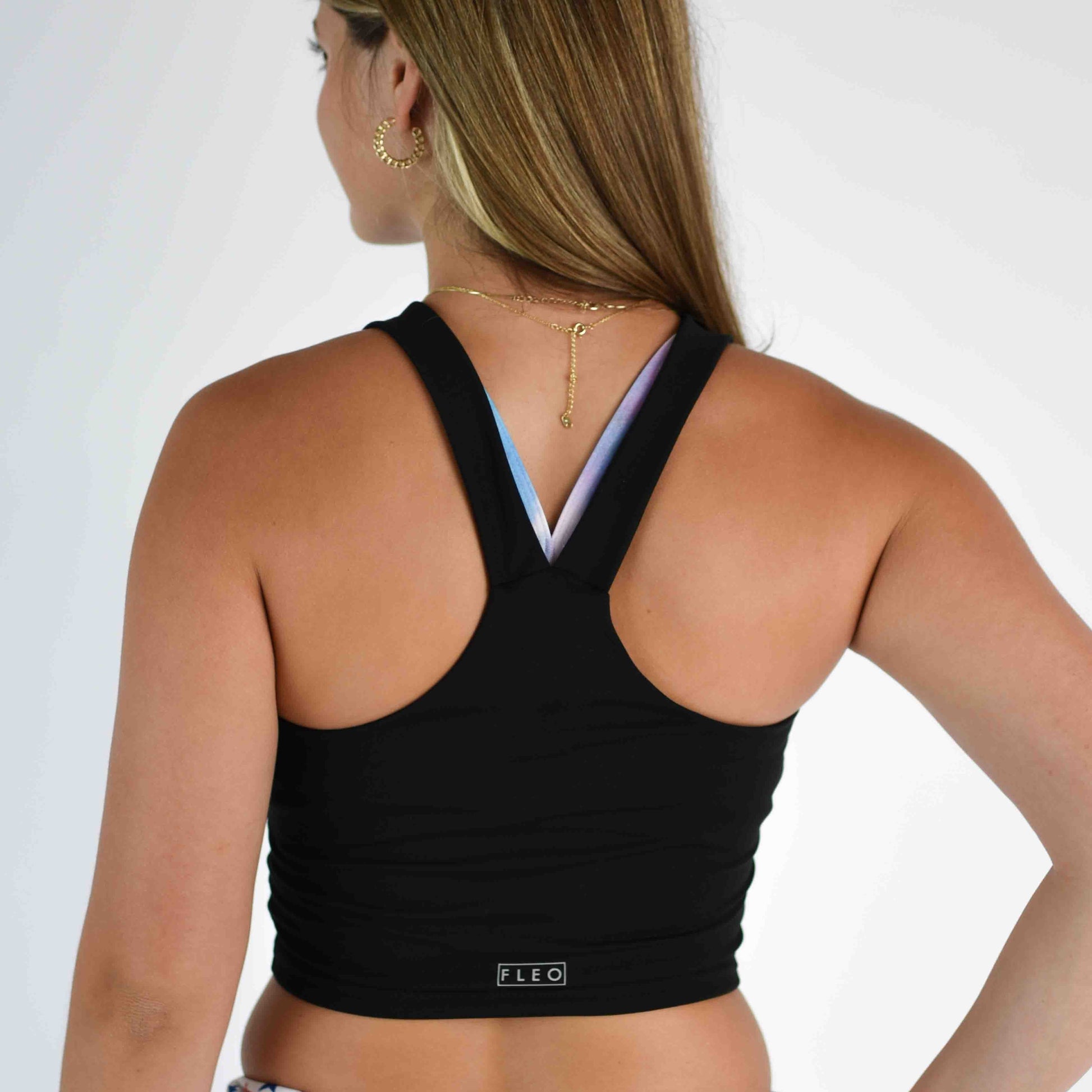 FLEO - Vault Crop Tank - Fitted - Tank - black-4_991d2a35-9d59-45ed-a73f-556ac906add9