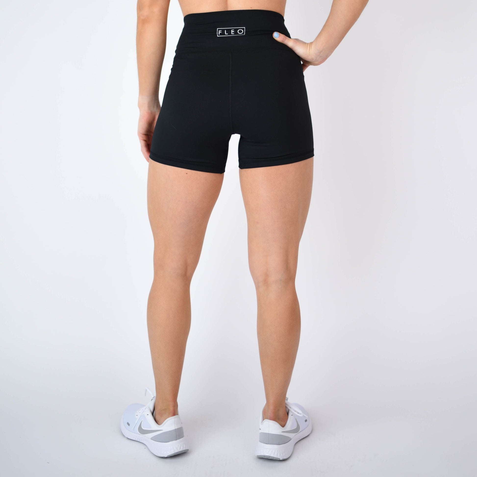 FLEO - True High Short 4" - Higher Rise - Shorts - black-6_3707f88d-2635-4cce-b93d-b322c55aa507