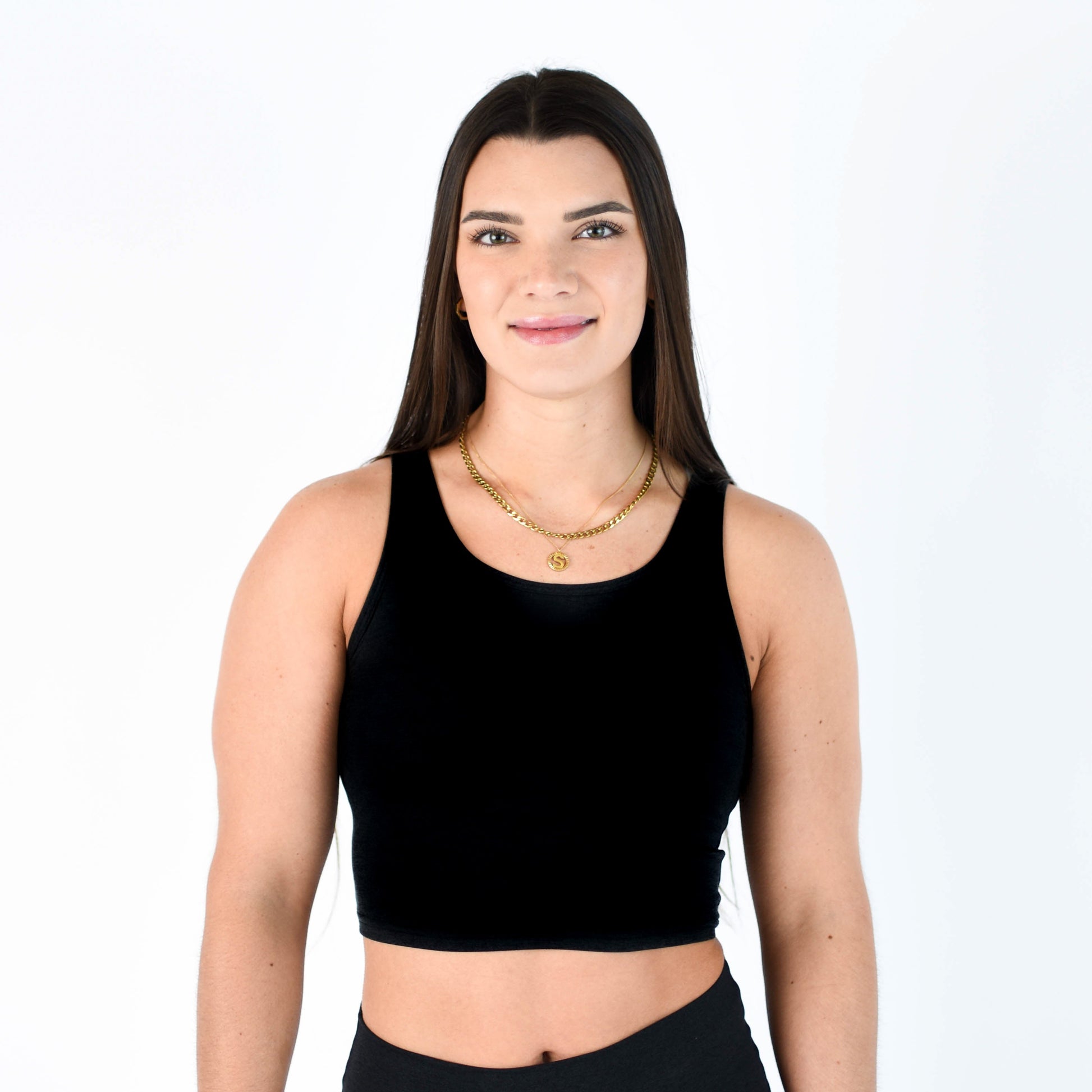 FLEO - Breeze Crop Tank - Fitted - Tank - black-breeze-1_5d3042dc-1d94-41cb-9a3f-feeb591c4b2f