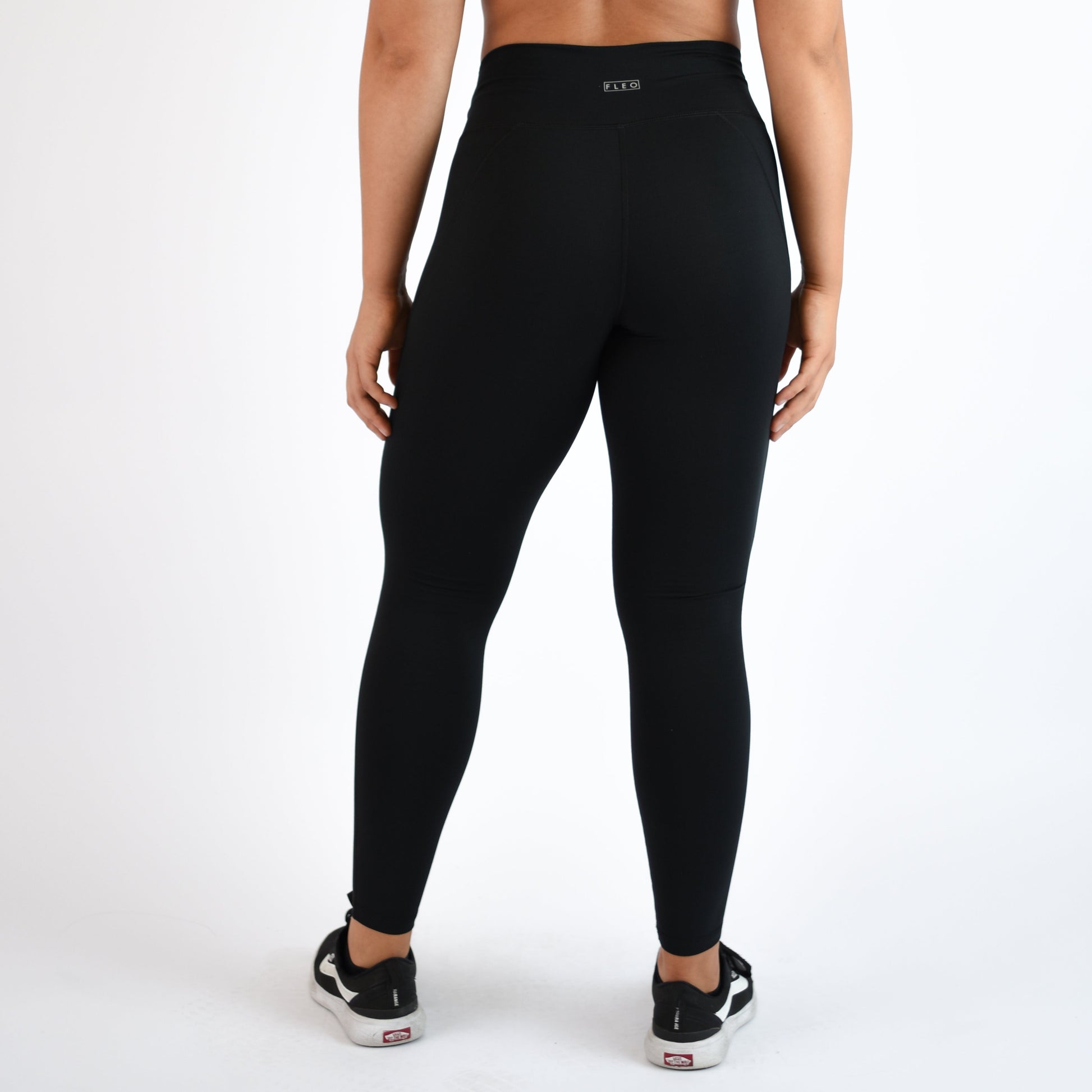 FLEO - Charge Leggings 25" - No Front Seam - Higher Rise - Leggings - black-charge-leggings-5