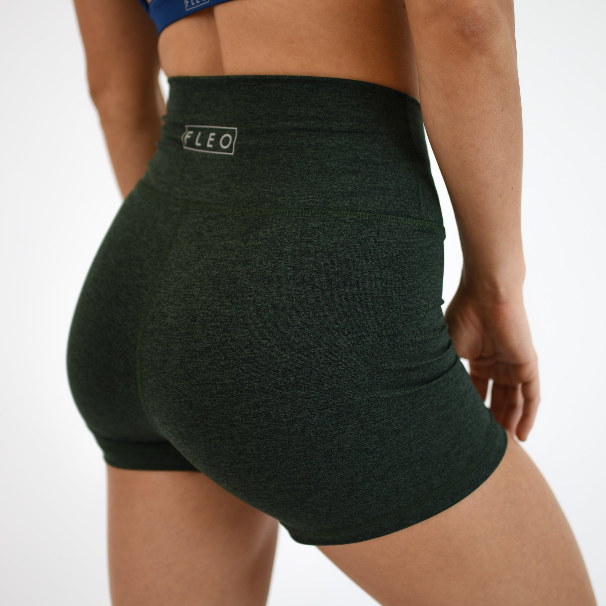 FLEO - V Waistband Short 3.5" - High Rise - Shorts - black-forest-6_9beae649-7f1b-446b-8614-5f94f0edee6d