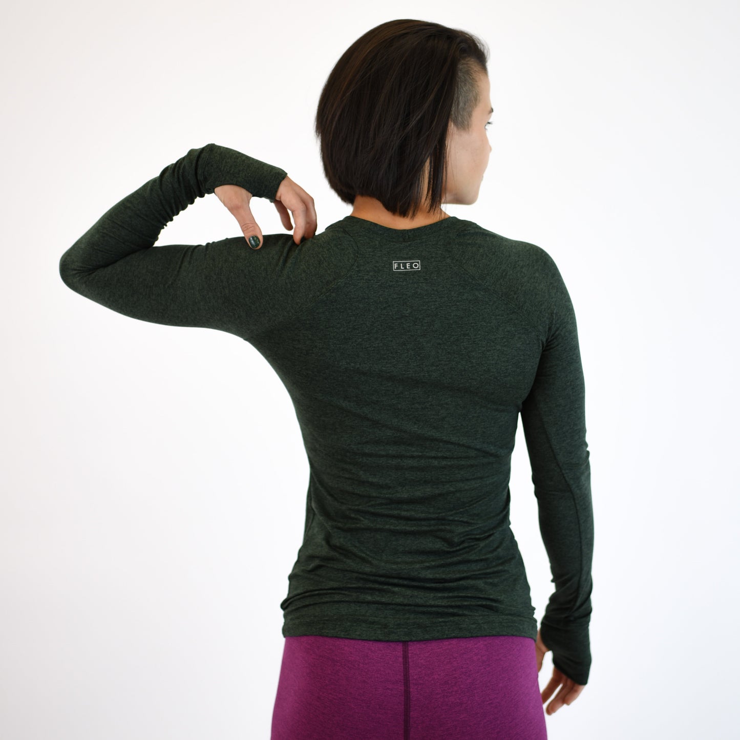 FLEO - Foundation Full Long Sleeve - Long Sleeve - black-green-7