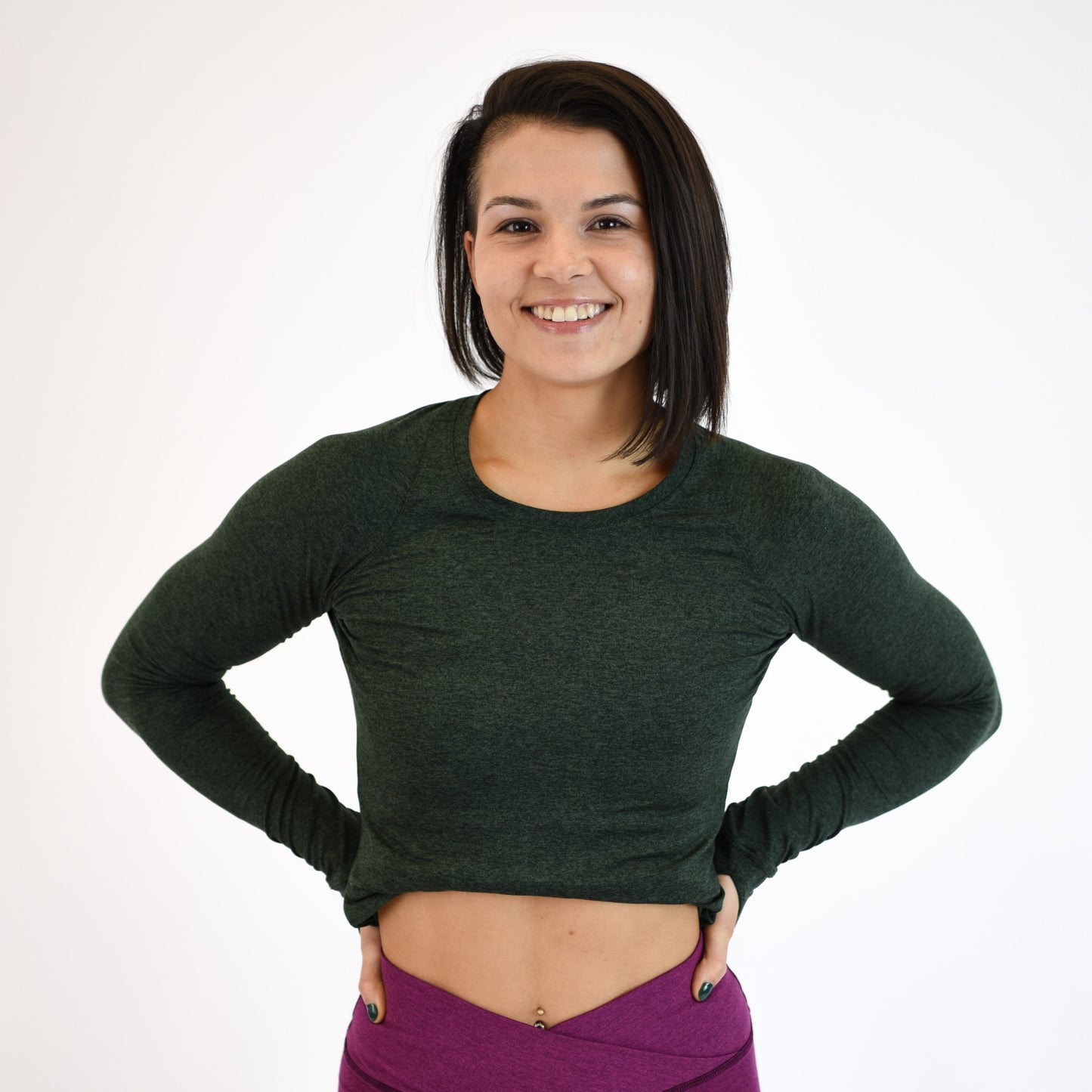FLEO - Foundation Full Long Sleeve - Long Sleeve - black-green-8