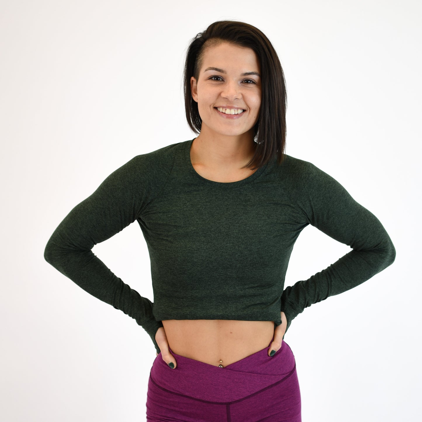 FLEO - Foundation Full Long Sleeve - Long Sleeve - black-green-9