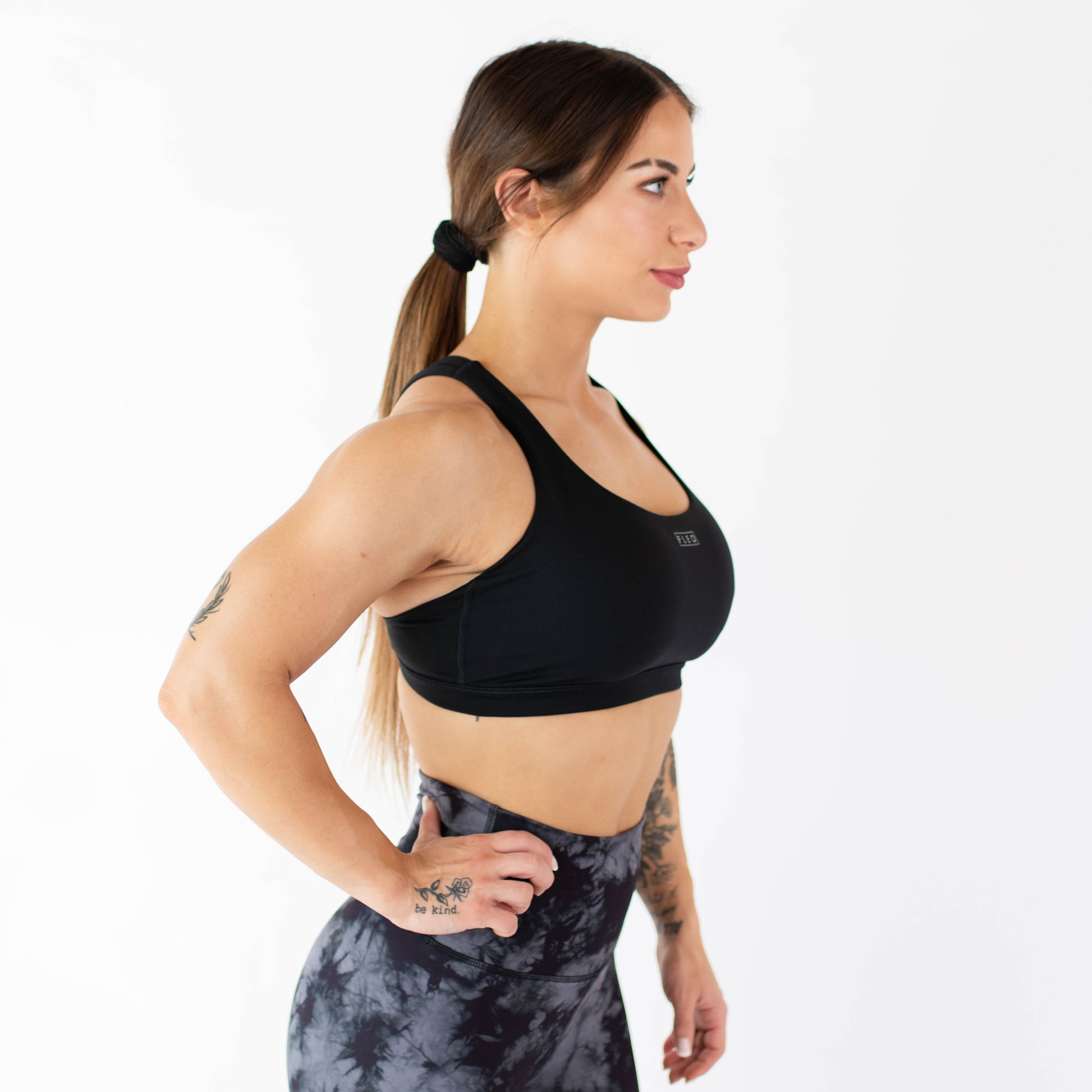 FLEO - Isla Sports Bra - Medium Support - Sports Bra - black-isla-4