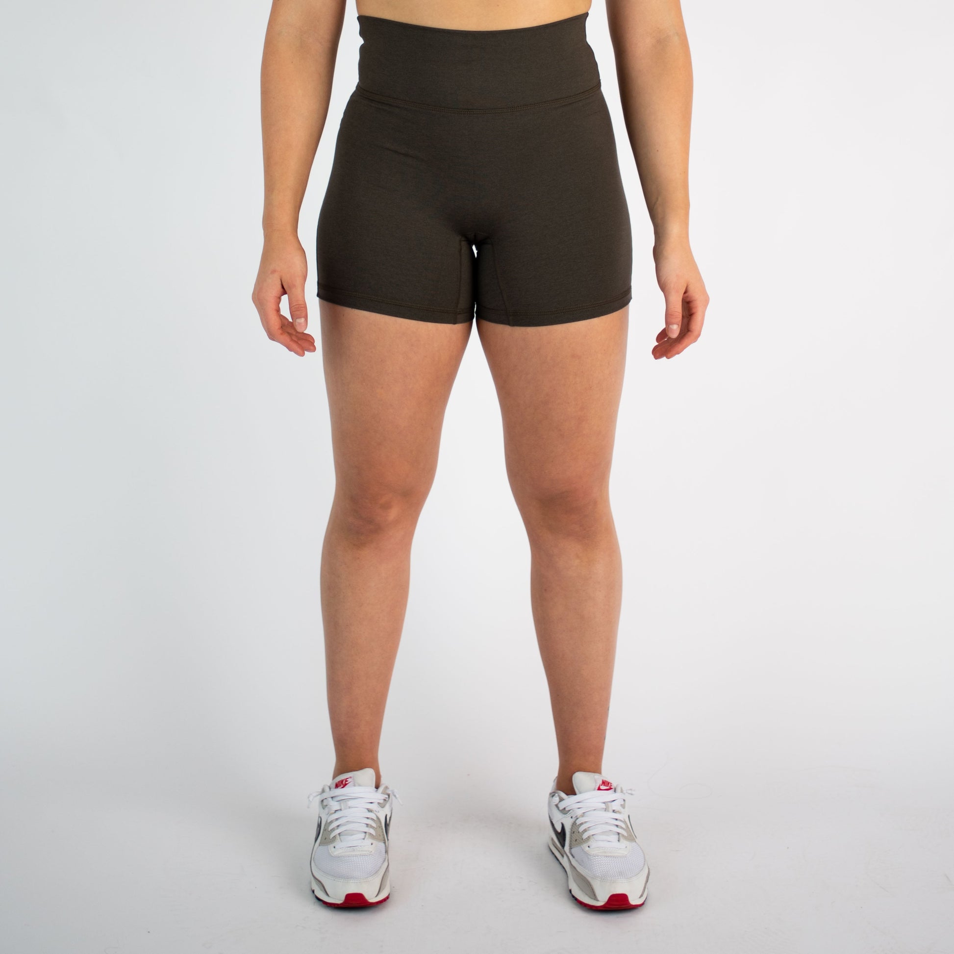 FLEO - Charge Short 5"- No Front Seam - Higher Rise - Shorts - black-olive-1