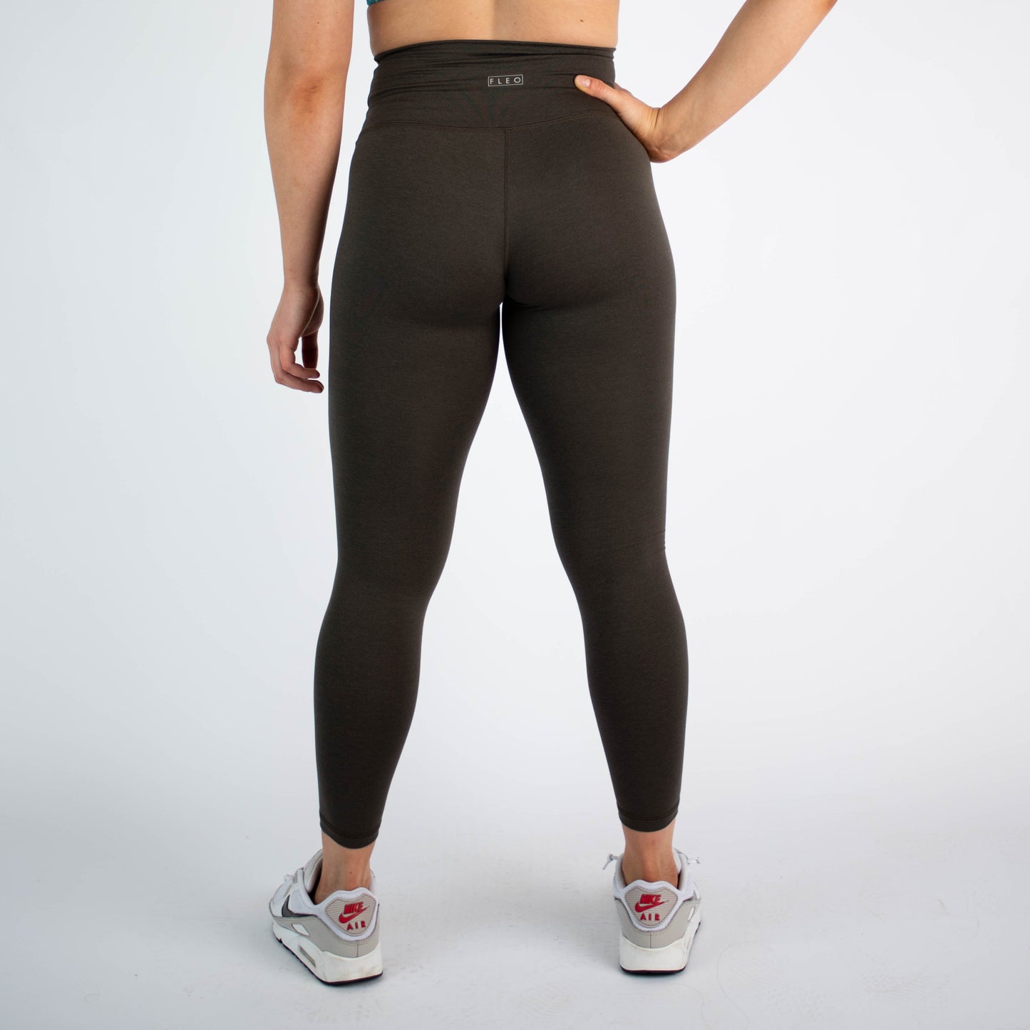 FLEO - Super High Legging - Higher Rise - Leggings - black-olive-smaller-5