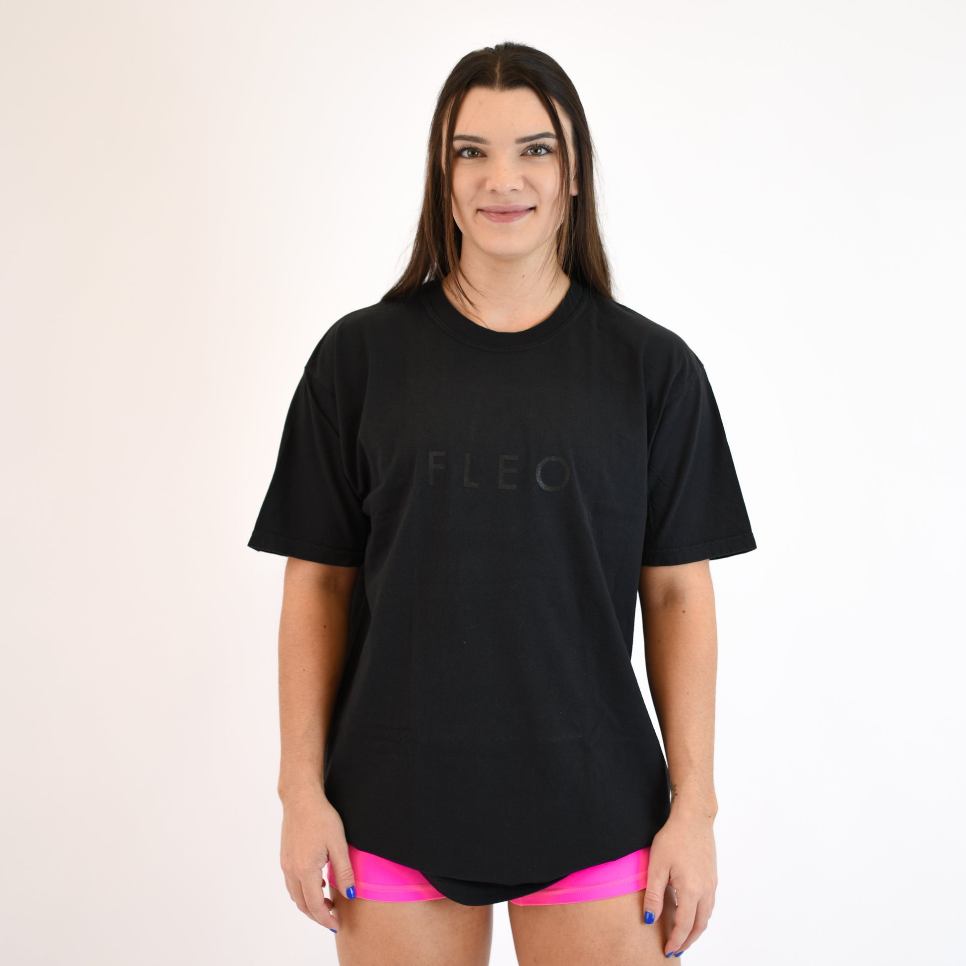 FLEO - FLEO Oversized Tee - T - blackonblack-2
