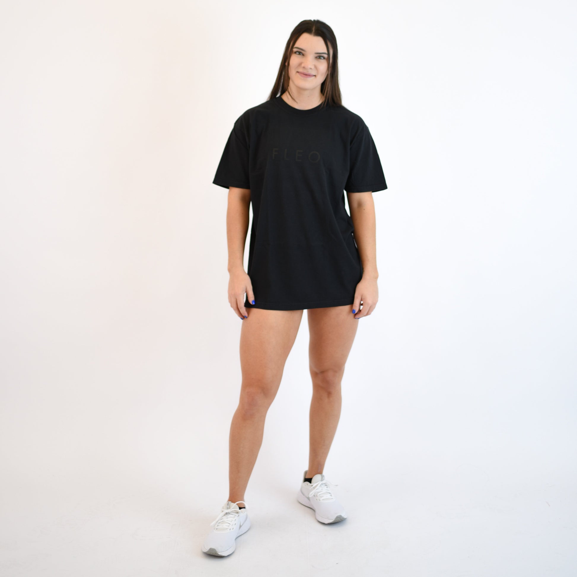 FLEO - FLEO Oversized Tee - T - blackonblack-6