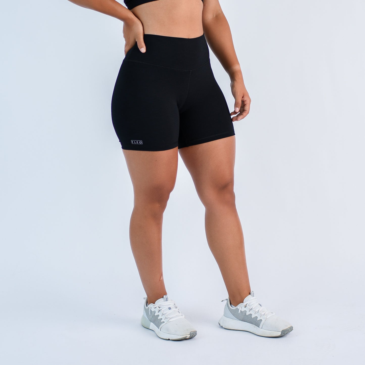FLEO - Go Go Short 5" - High Rise - Shorts - blackribgogo-2