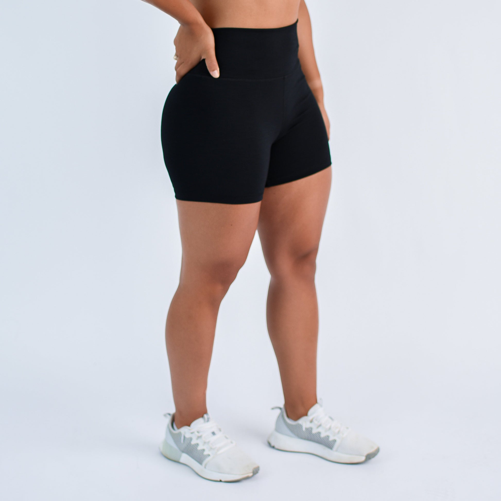 FLEO - True High Short 4" - Higher Rise - Shorts - blackribth-2