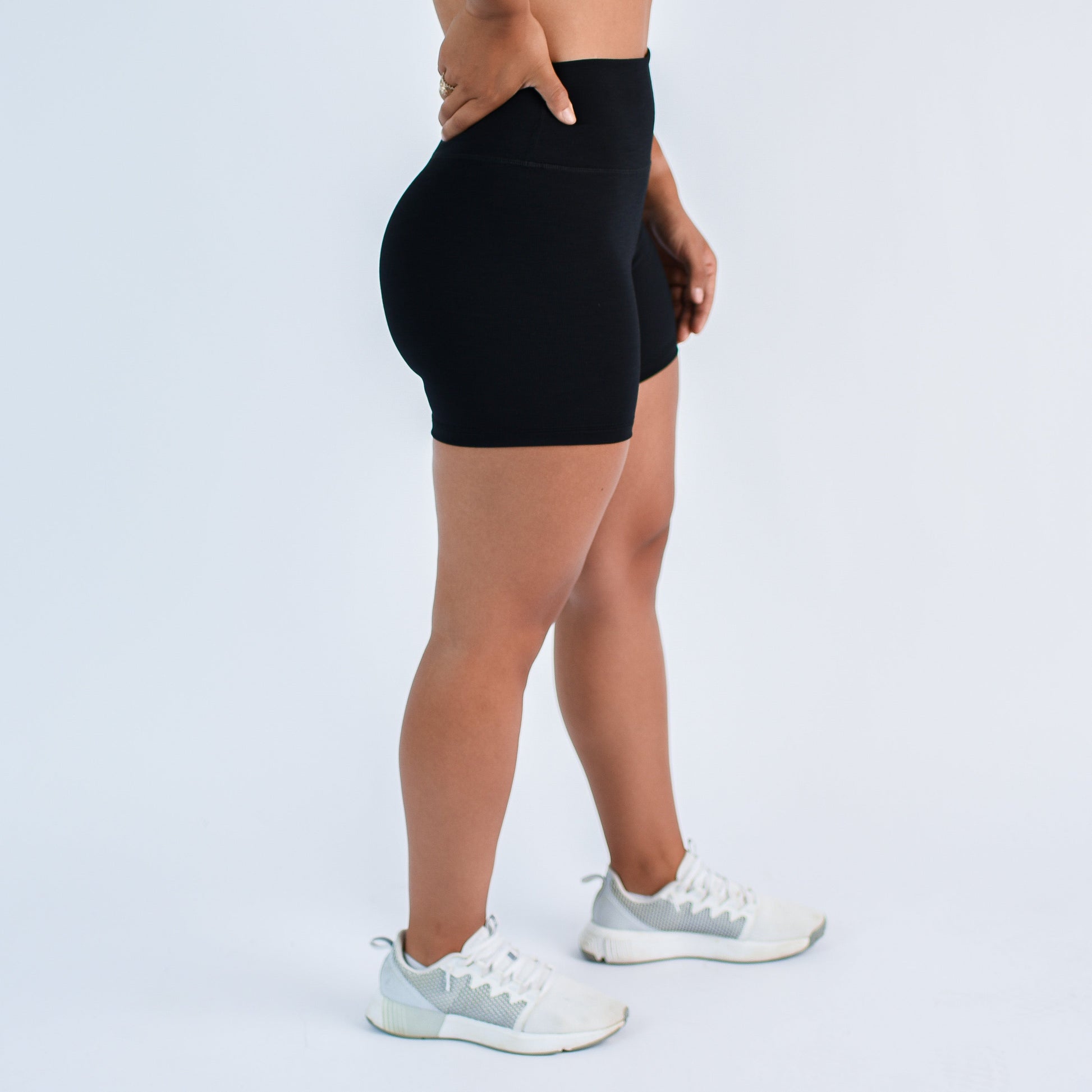 FLEO - True High Short 4" - Higher Rise - Shorts - blackribth-3