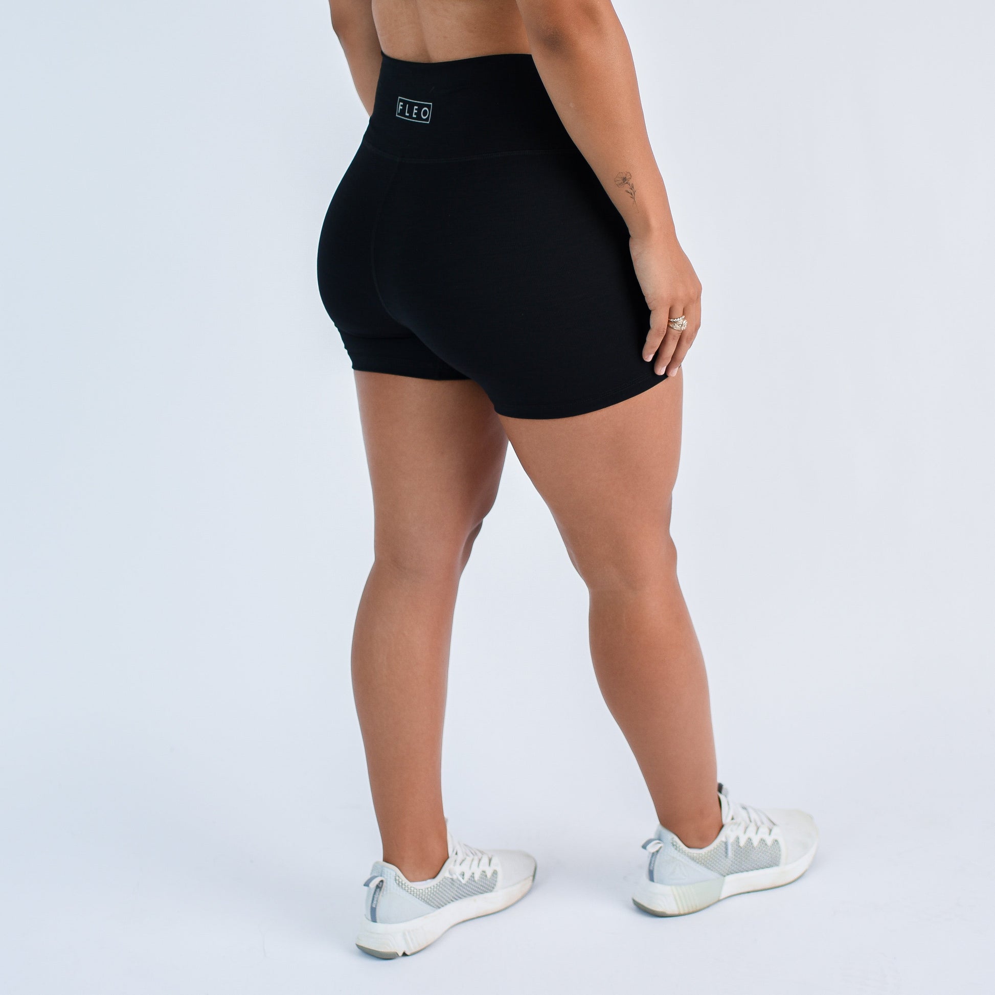 FLEO - True High Short 4" - Higher Rise - Shorts - blackribth-4