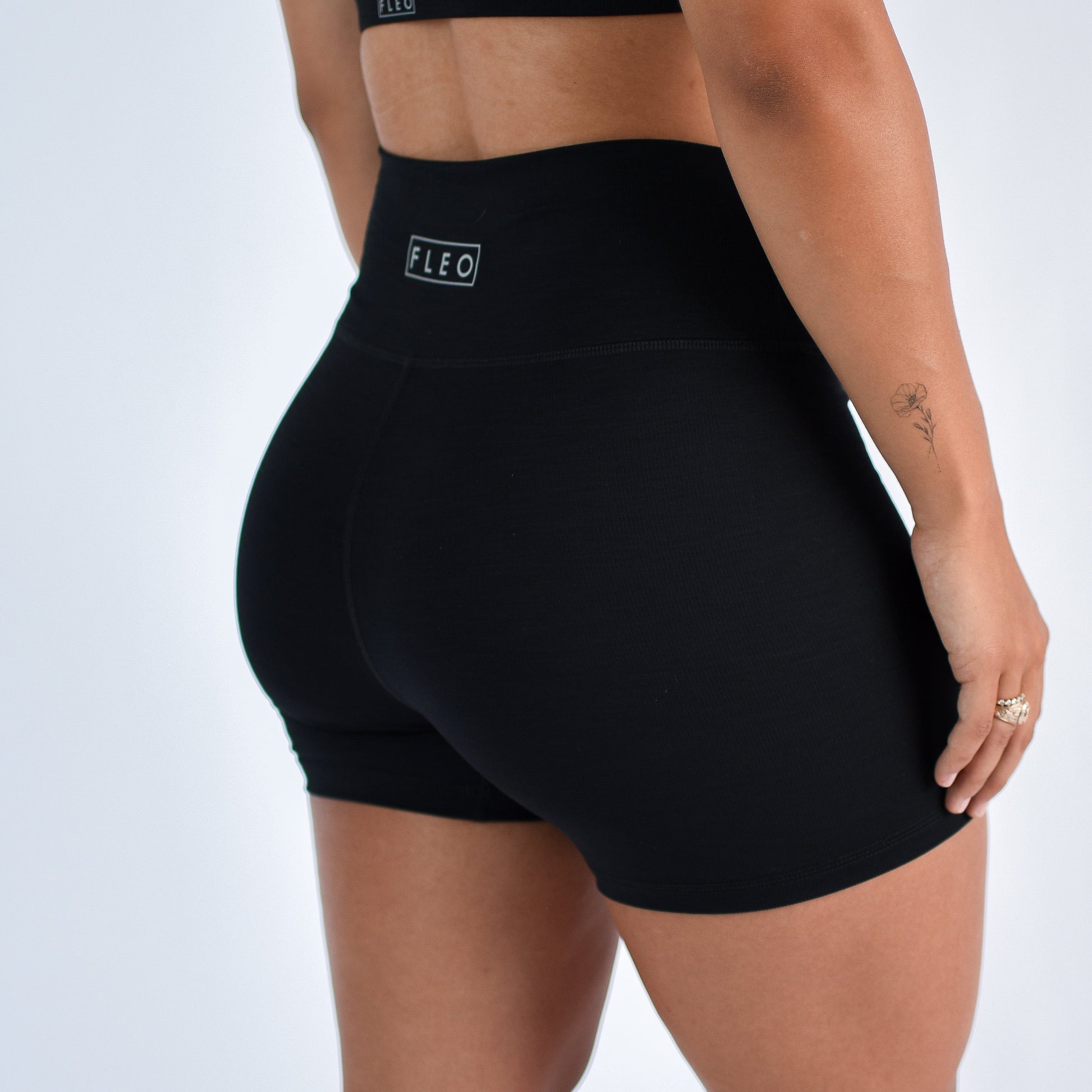 FLEO - True High Short 4" - Higher Rise - Shorts - blackribth-5