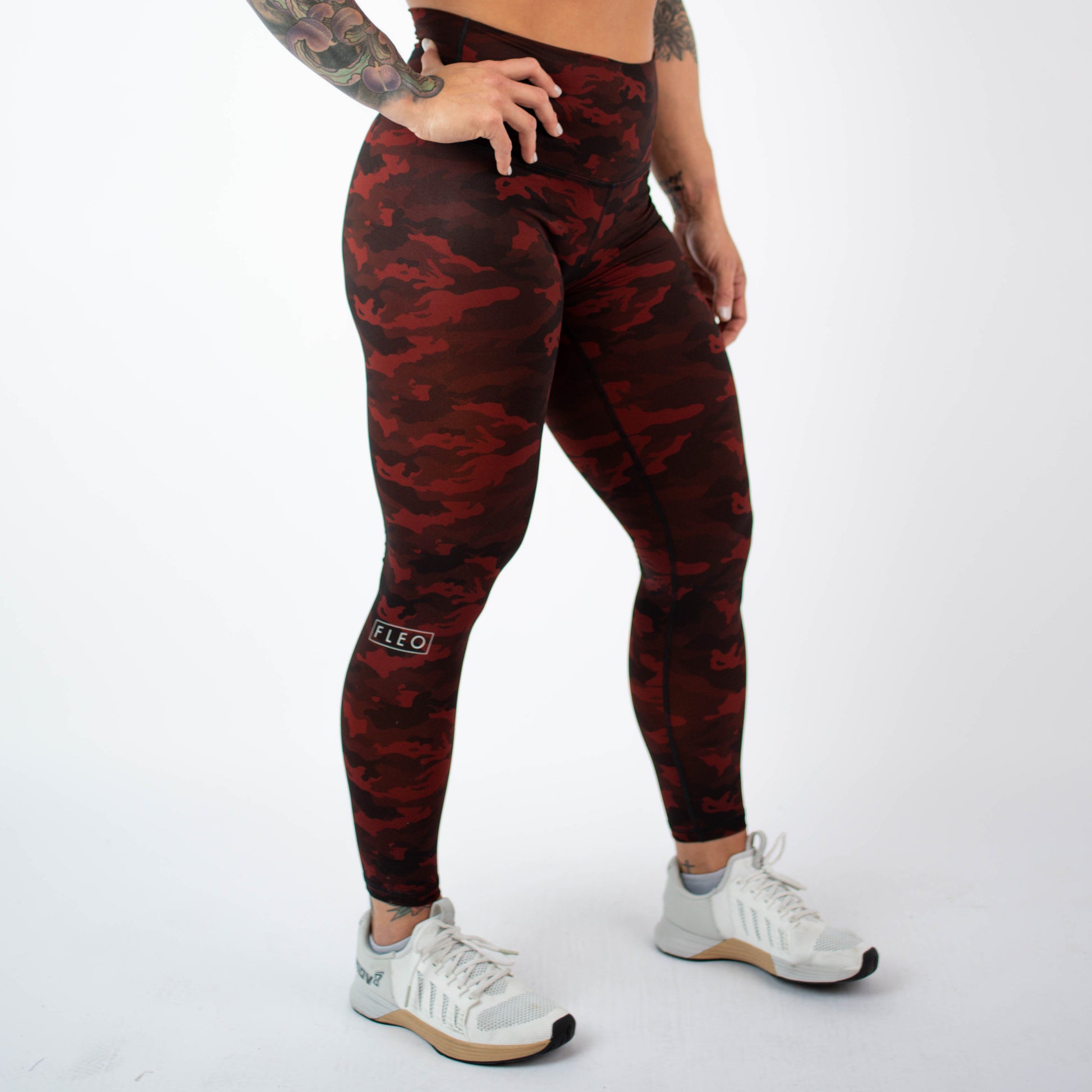 FLEO - El Toro Leggings 25" - High Rise - Leggings - blood-orange-2_5deeea7d-e675-40d4-925c-fd6cd3e81417