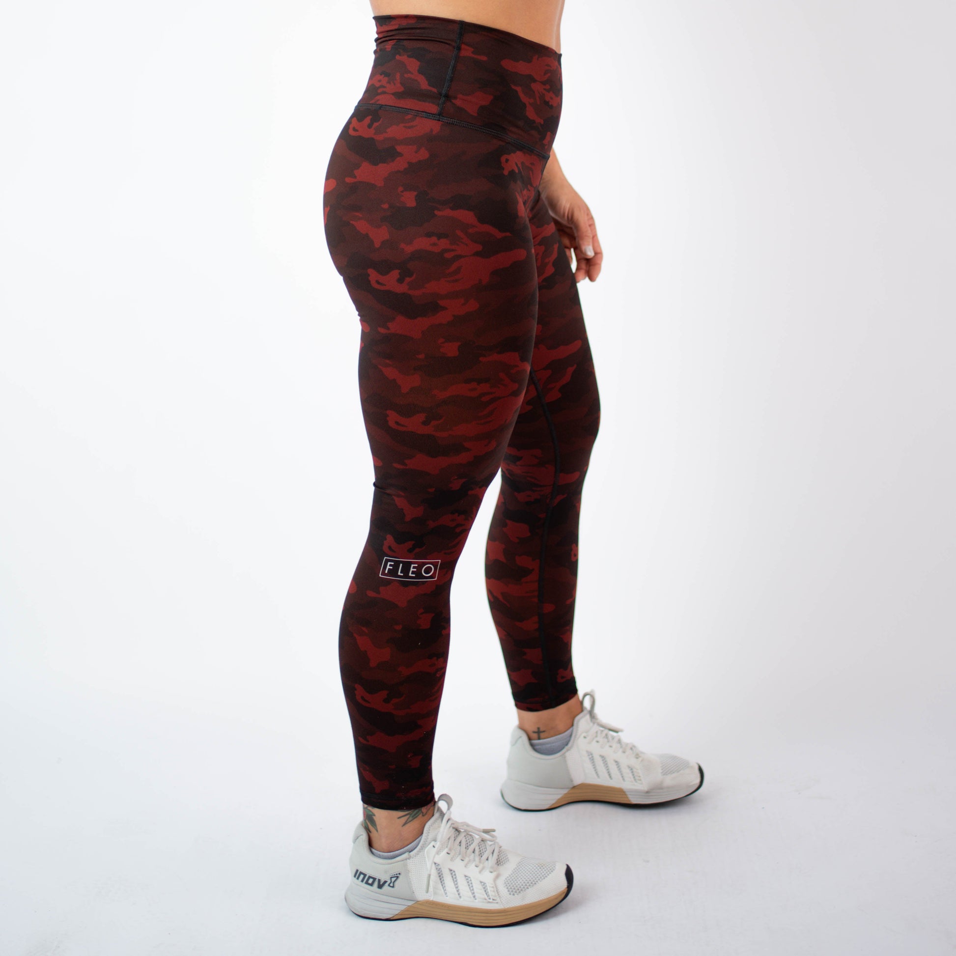 FLEO - El Toro Leggings 25" - High Rise - Leggings - blood-orange-3_b1b33127-be73-4db2-a802-ca53fd199f35
