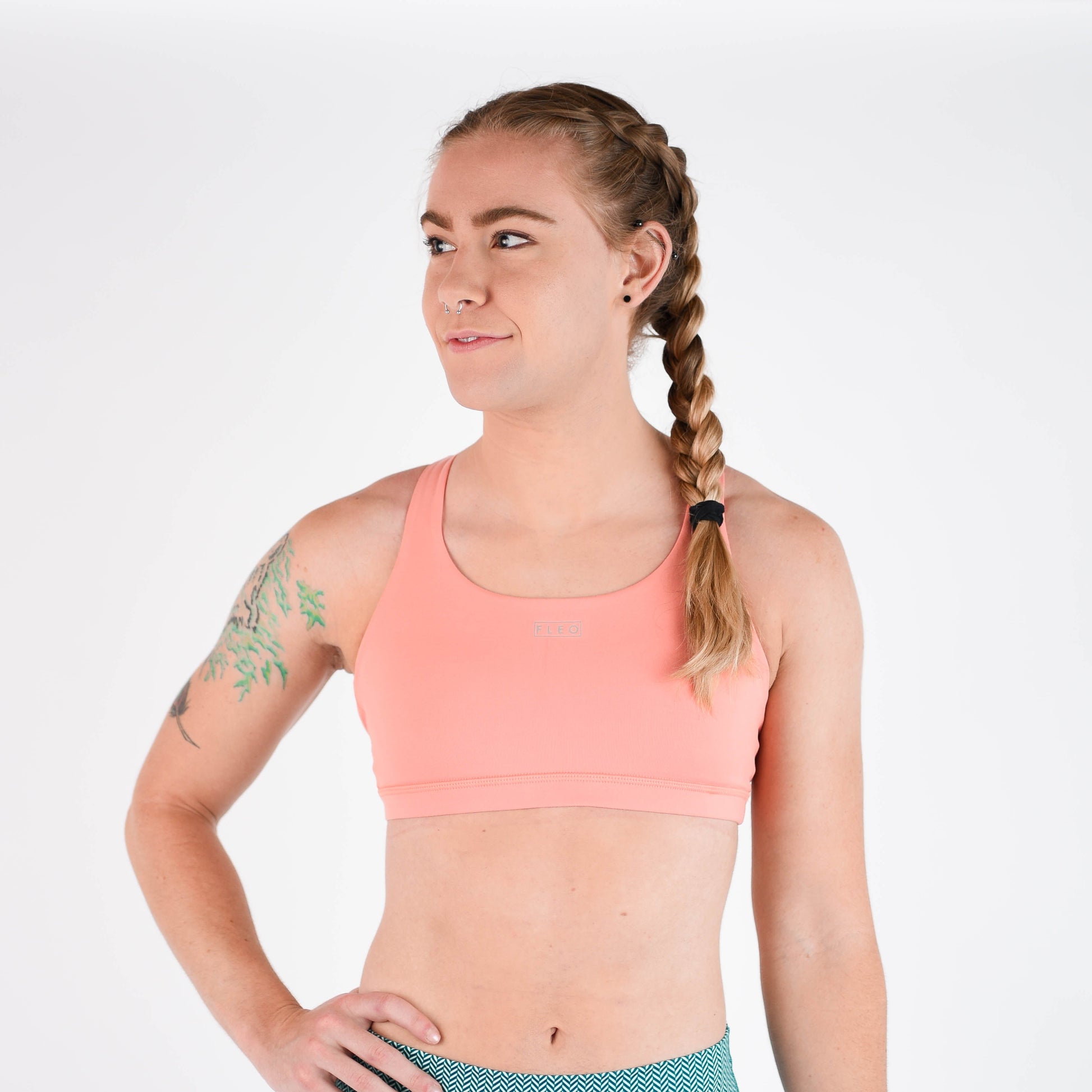 FLEO - Isla Sports Bra - Medium Support - Sports Bra - blooming-dahlia-1