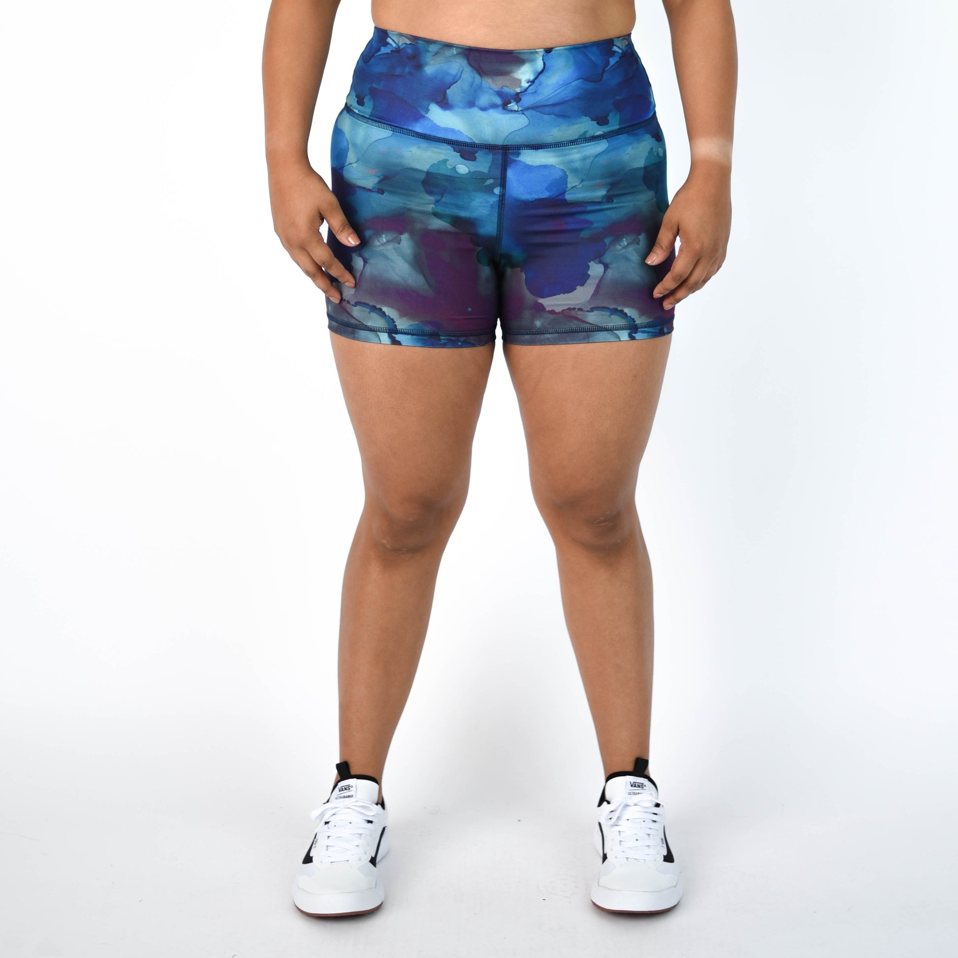 FLEO - True High Contour Short 4" - Higher Rise - Shorts - blue-1_98edcd19-3299-4dbb-84fb-4aeda08977bc