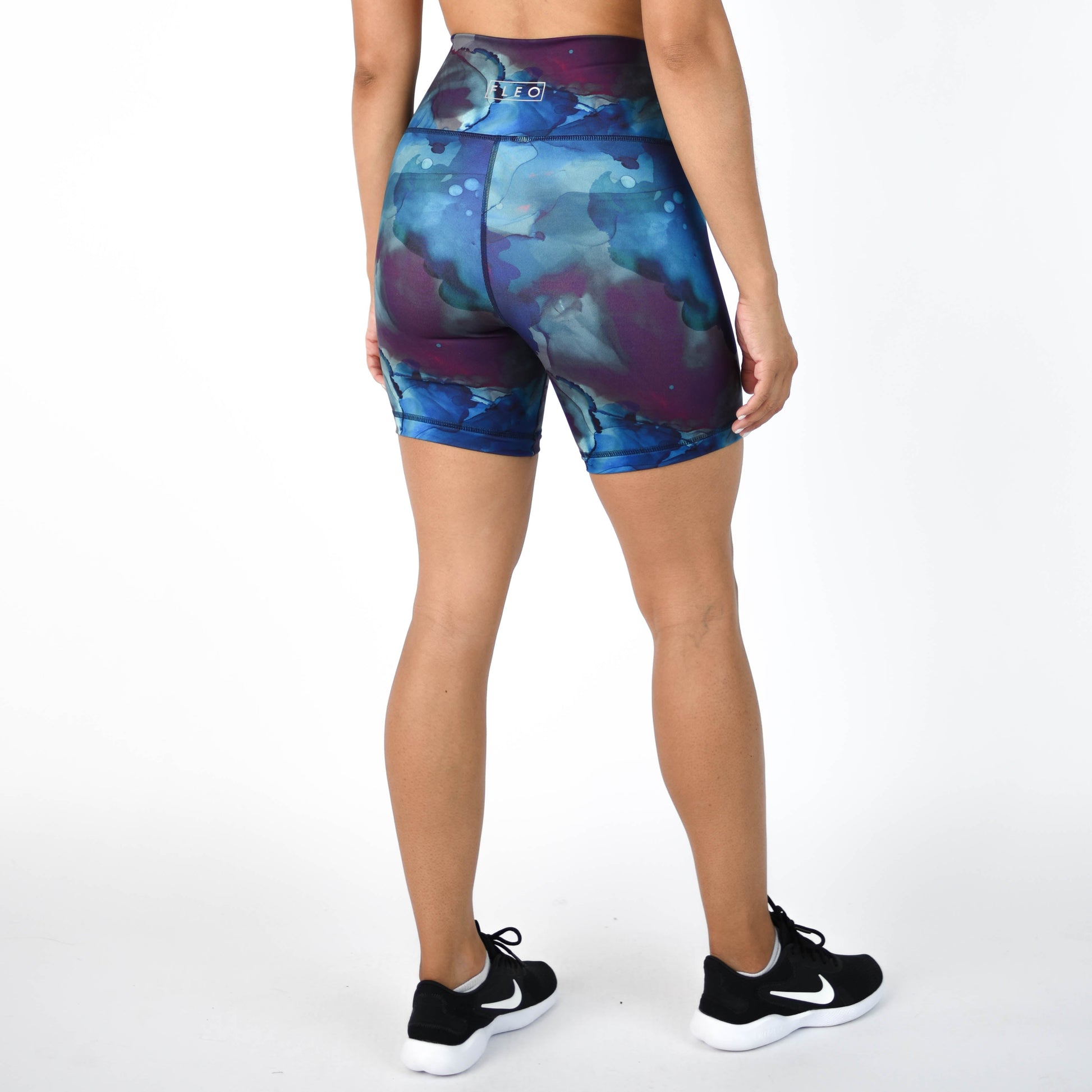 FLEO - Biker Short 6" - High Rise - Shorts - blue-4