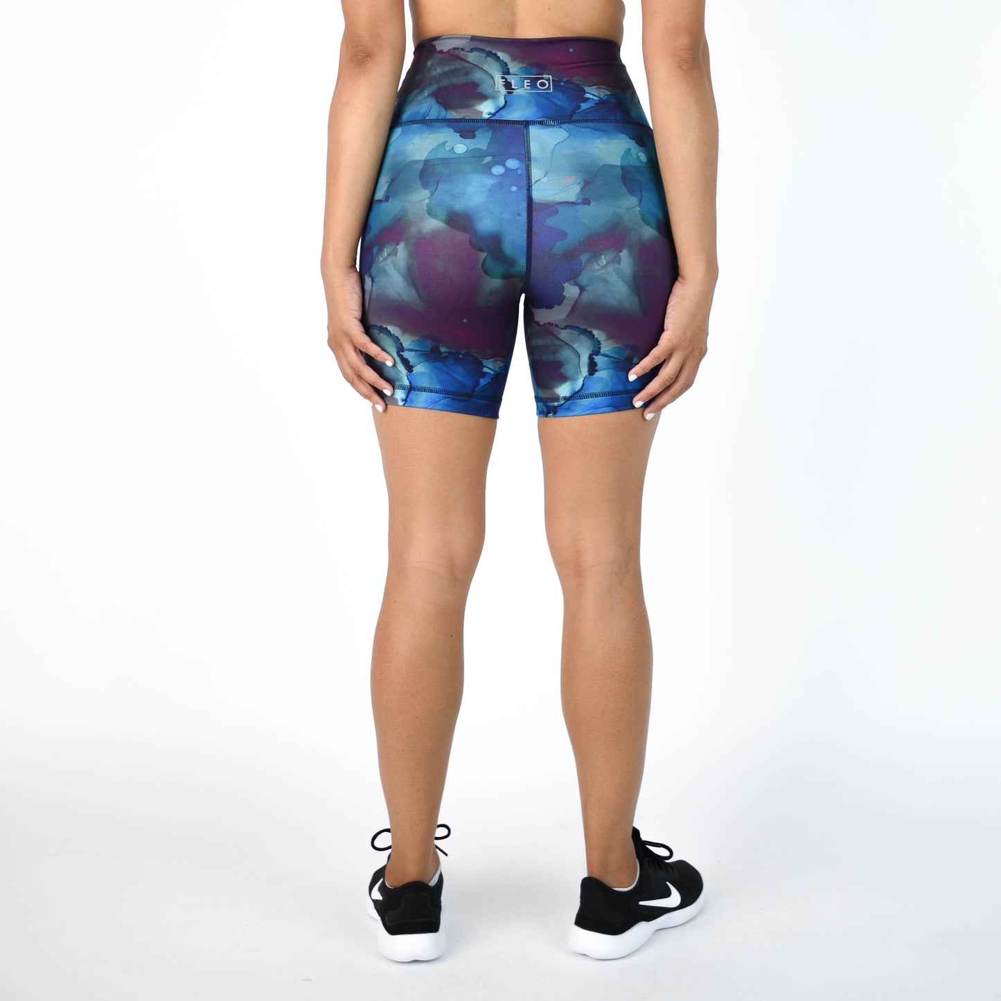 FLEO - Biker Short 6" - High Rise - Shorts - blue-5