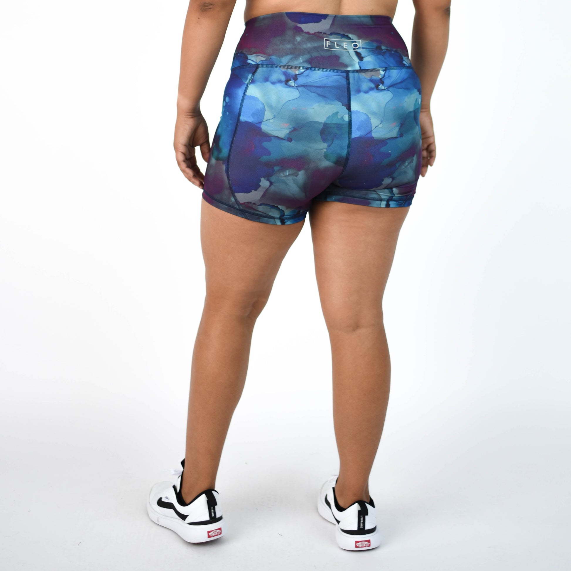 FLEO - True High Contour Short 4" - Higher Rise - Shorts - blue-5_07b6dccf-7d3c-4b71-a08a-f84b2d93d94a